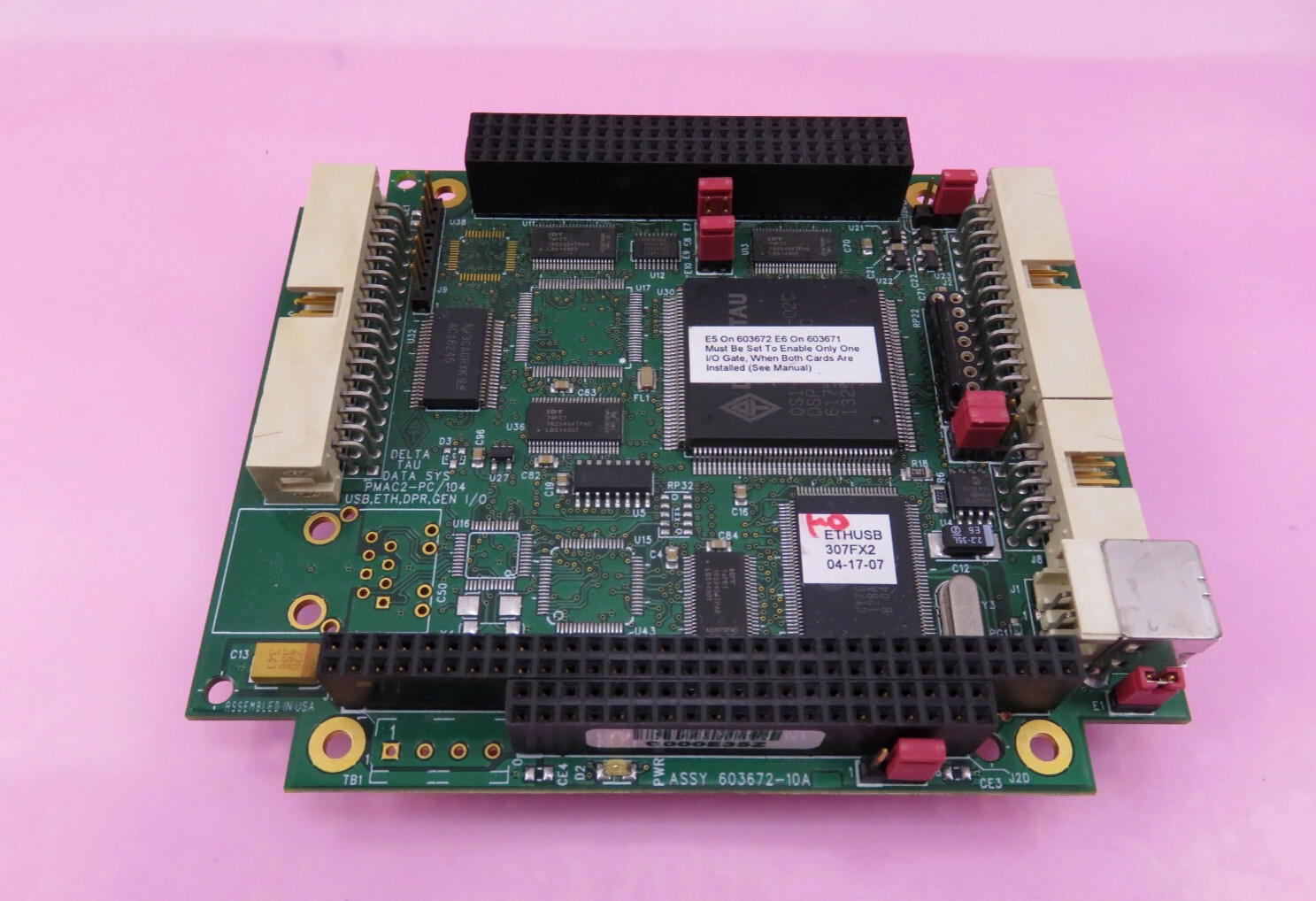 Delta Tau PMAC2-PC/104 ASSY 603672-10A Axis Motion Controller