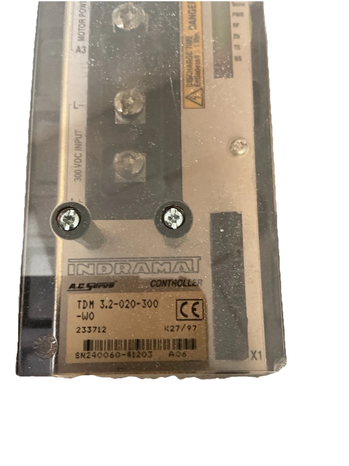 Indramat Servo Drive DC Precise Positioning Model TDM 3.2-020-300-W0