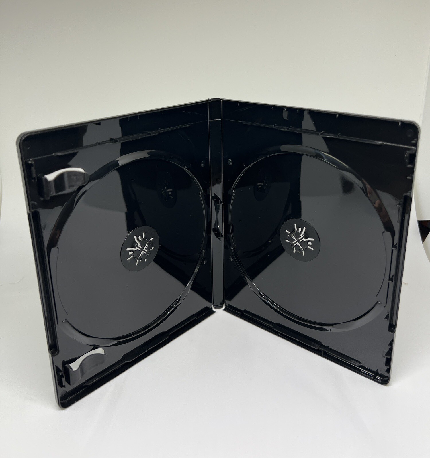 5 PCS NEW 12mm 4K ULTRA HD BLACK 2-DISC CASE, BOOKLET CLIPS, PS2-12MM UHD