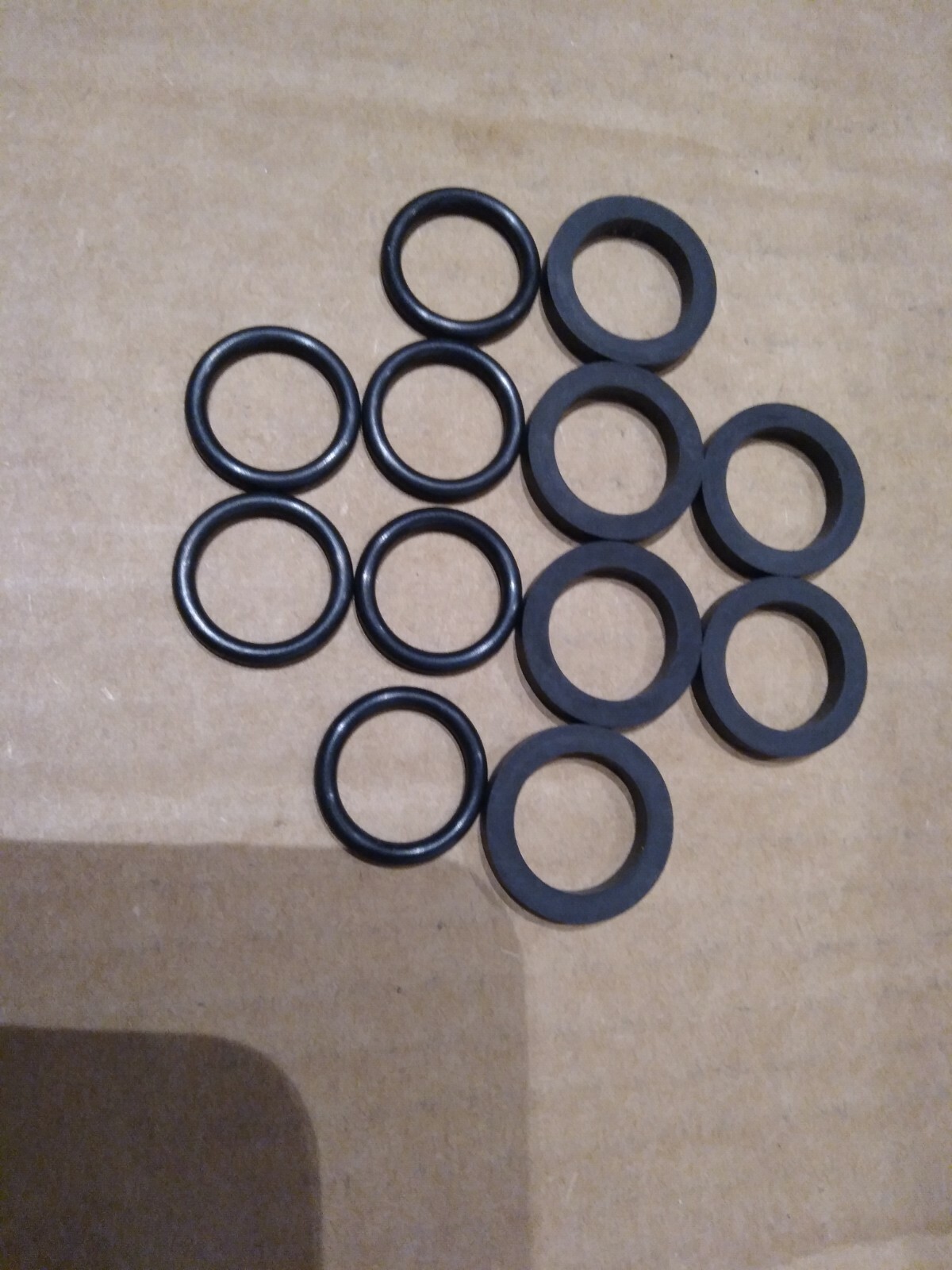 6 PROPANE TANK CYLINDER CONNECTOR COUPLER SEAL KIT FORKLIFT REGO GASKET O-Ring