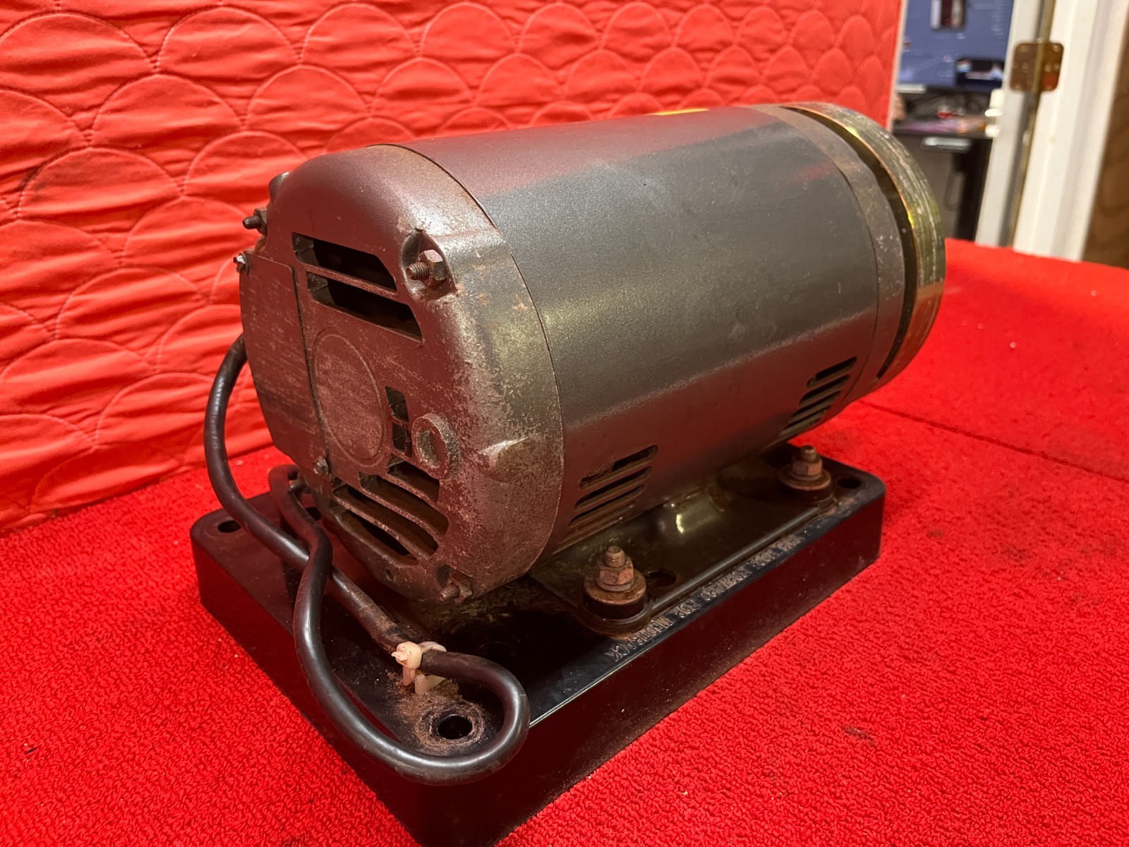 Used Baldor-Reliance Industrial Motor 2 HP 1740RPM 200V 6.2A Good Condition