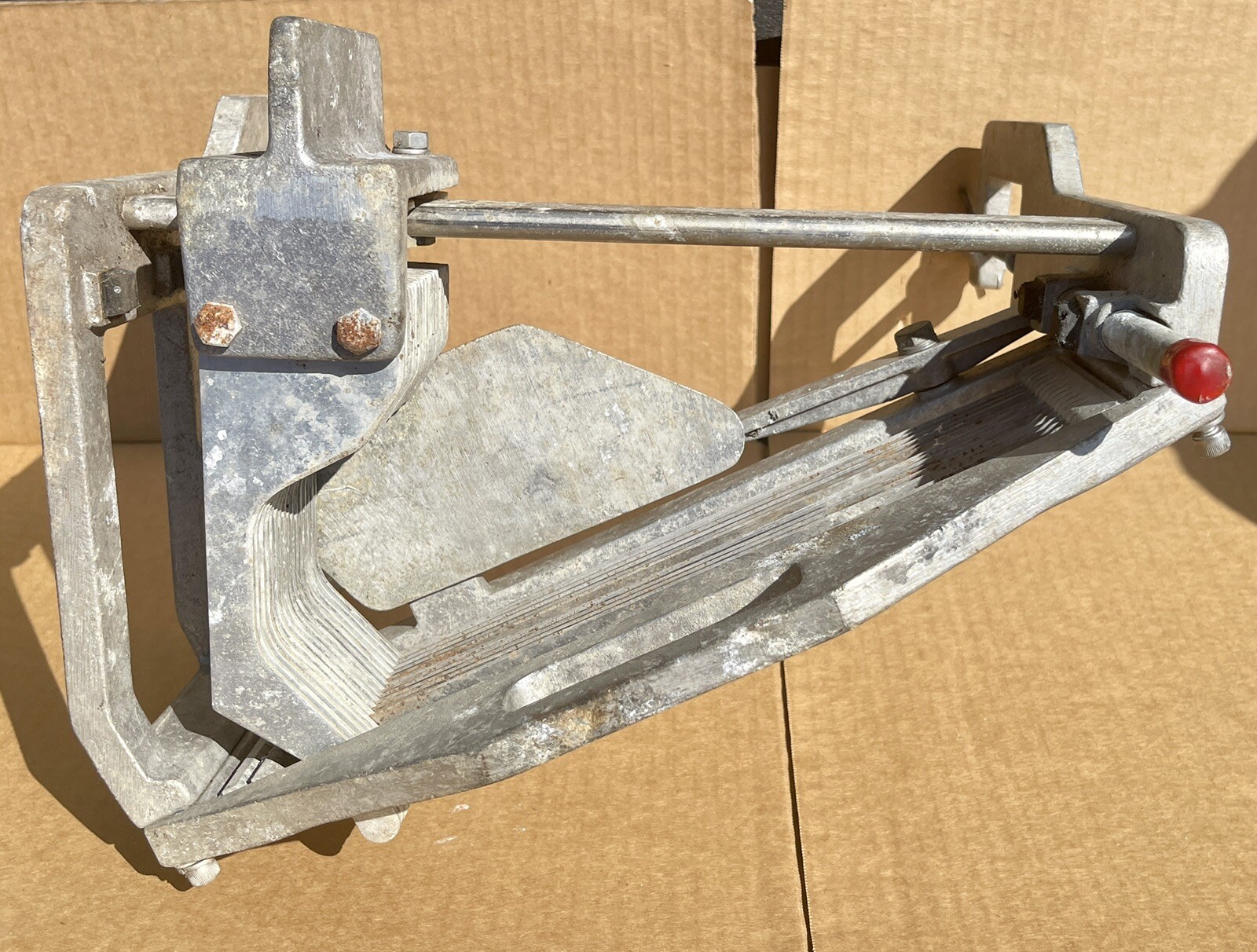 Vintage Redco Tomato Pro Slicer 3/16 inch Cut w/ Straight Blades Table Mount