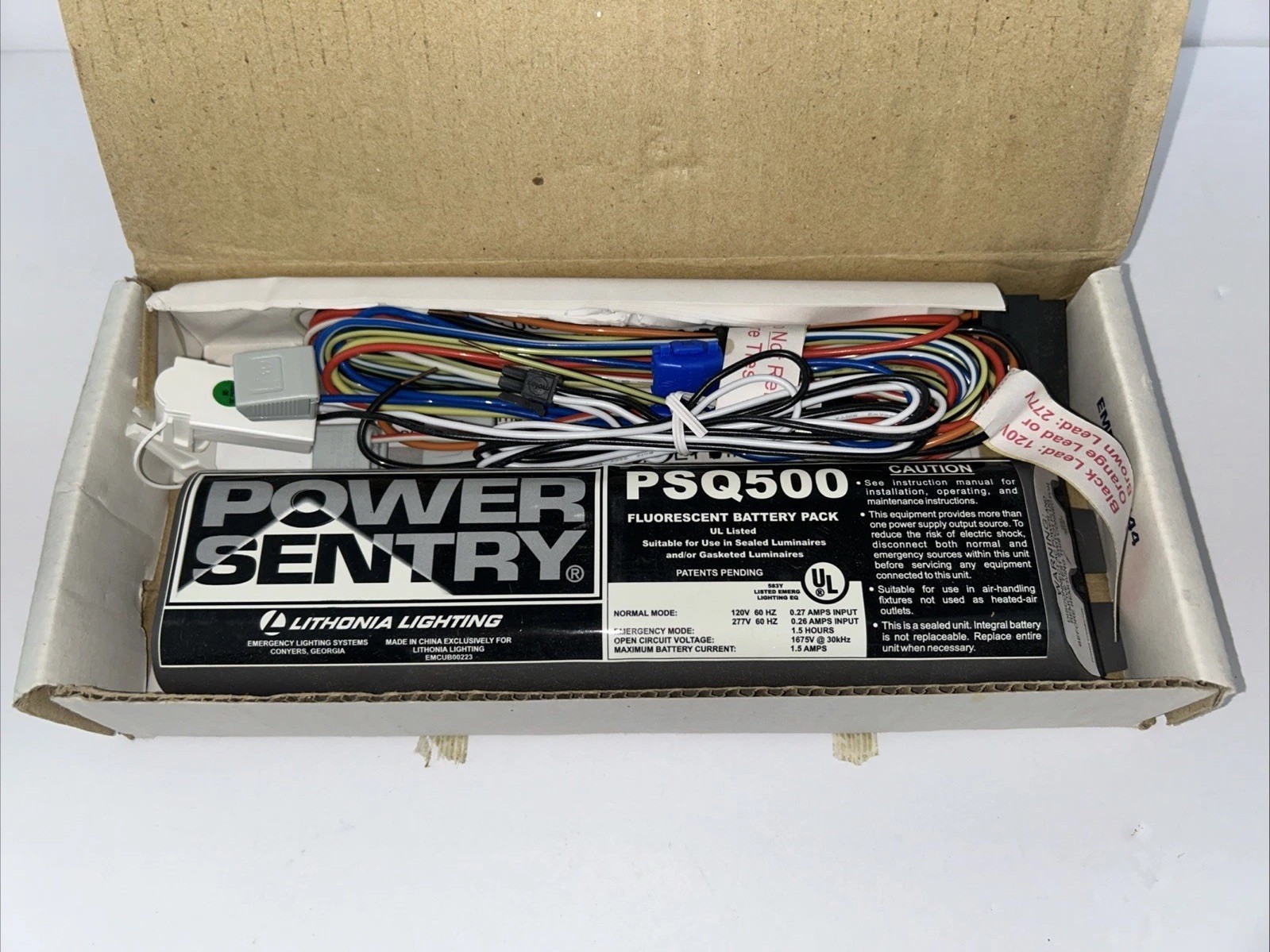 Lithonia Power Sentry PSQ500QD MVOLT Emergency Battery Pack 500lm Gray