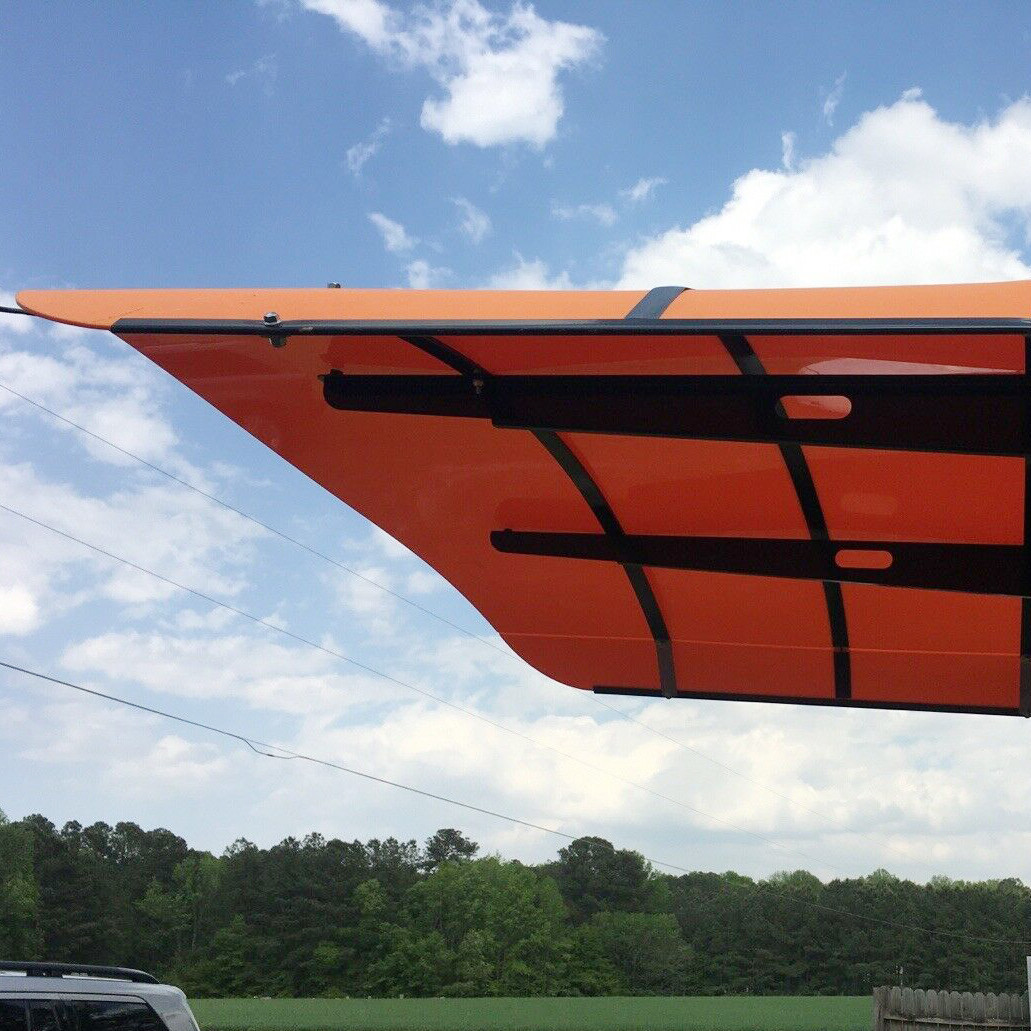 Orange Tractor Canopy For 52″ X 52″ Tractors & Mowers 2″ x 2″ or 2″ x 3″ ROPS