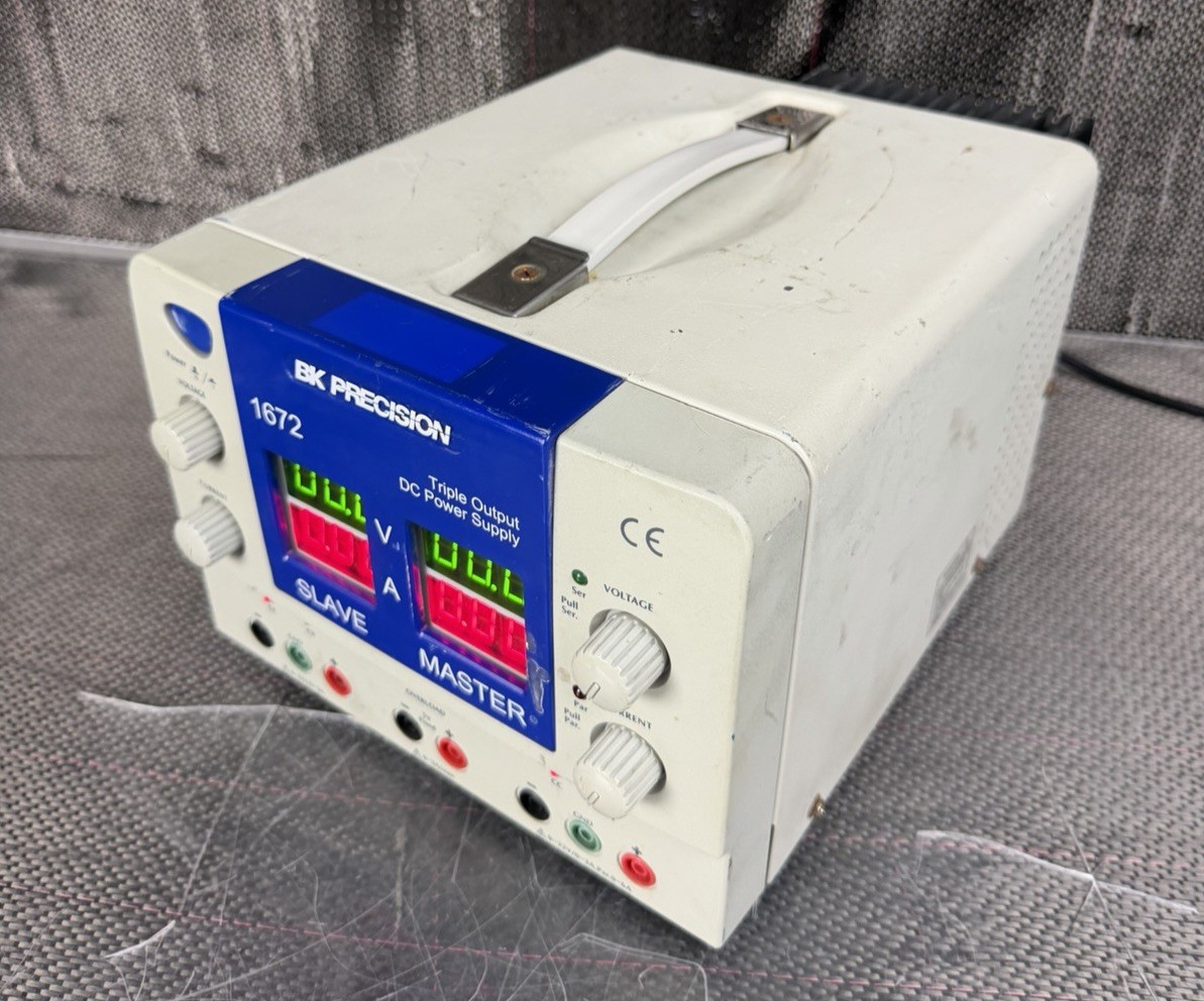 B&K Precision 1672 Triple Output DC Power Supply w/ Power Cable *Ships Fast*