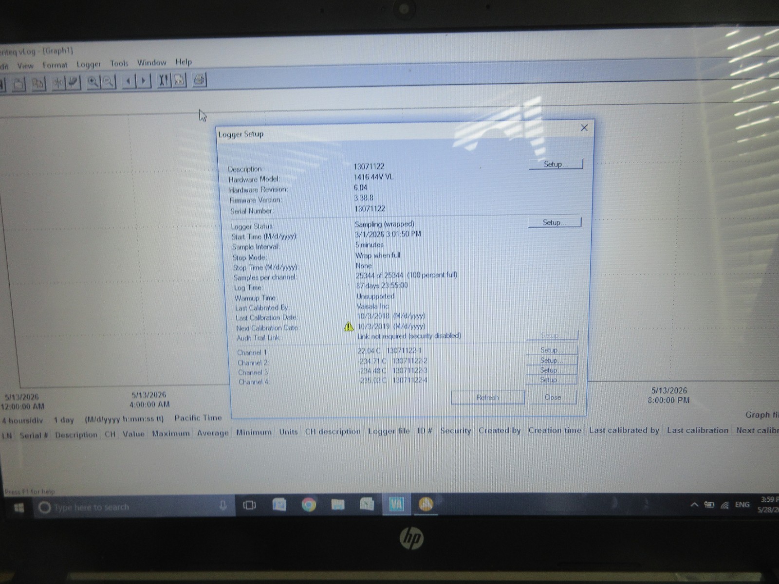 Vaisala SP-1416-44V Temperature Logger x6 Lot CDL-VNET-LP SP x2 parts used rtd