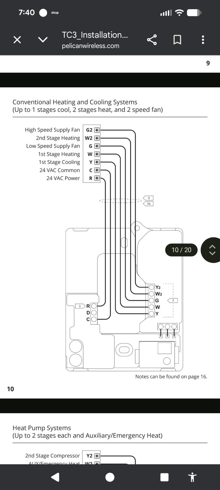 Pelican TC3 Wireless Thermostat