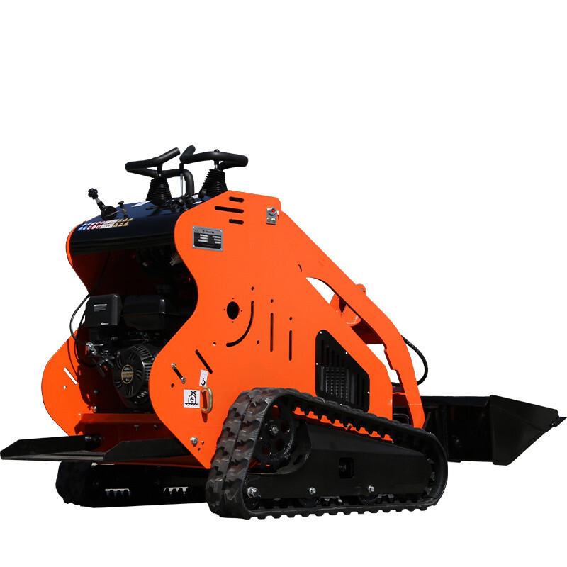 2025 Brand New Mini Tracked Skid Steer Loader 13.5HP 1600Ib Tracked Forestry USA