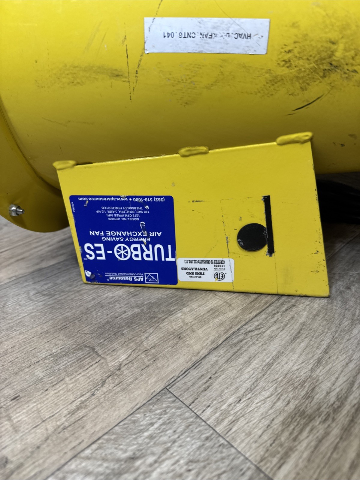 APS RESOURCE – AP6828 – Turbo-ES 120V AIR EXCHANGE TRAILER FAN – 1275 CFM TESTED