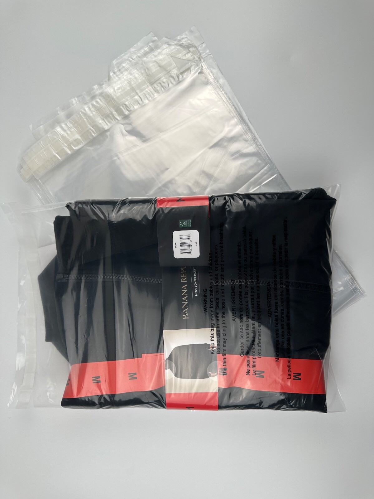 Poly Bags Resealable Suffocation Warning Clear Merchandise 1.5 mil Shirt Apparel