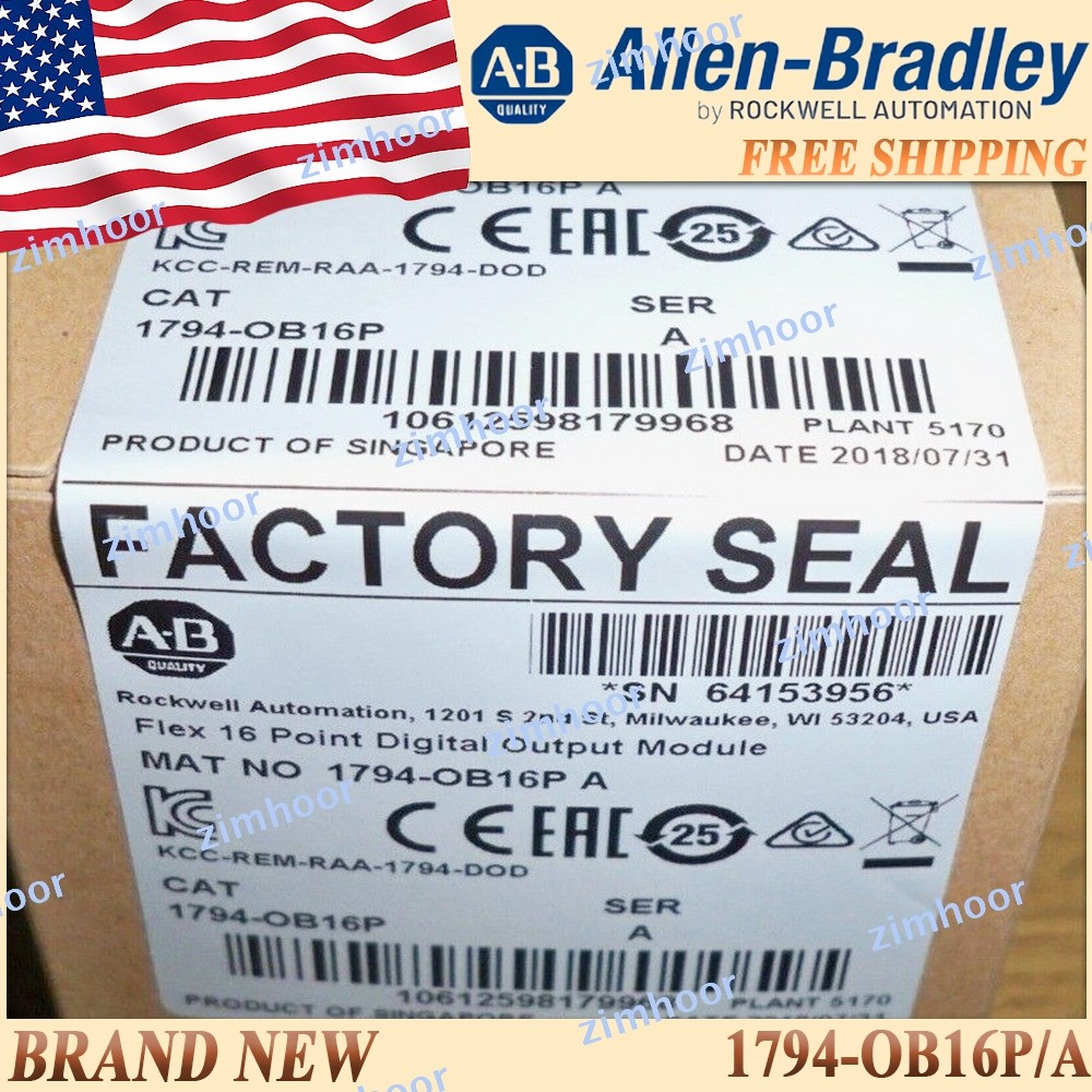 New AB 1794-OB16P/A Flex 16 Point Digital Output Module 1794OB16P serA Free Ship