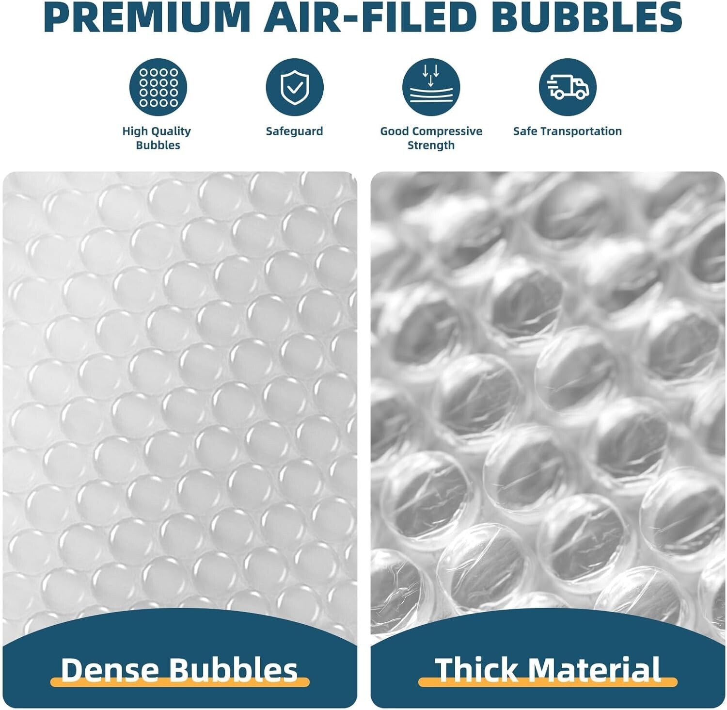 3/16 Small Bubble Cushioning Wrap Padding Roll Perforated Every 12″ Multi Length