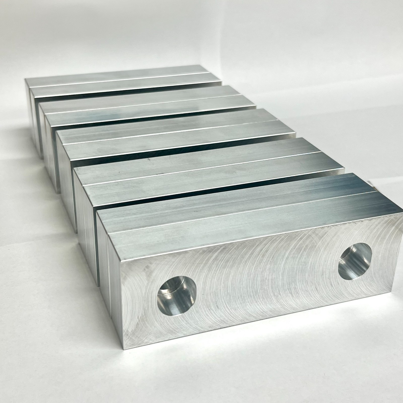 10 Packs (20pcs) 1″ x 2″ x 6″ Standard Aluminum Soft Jaws Set Fits Kurt 6″ Vises