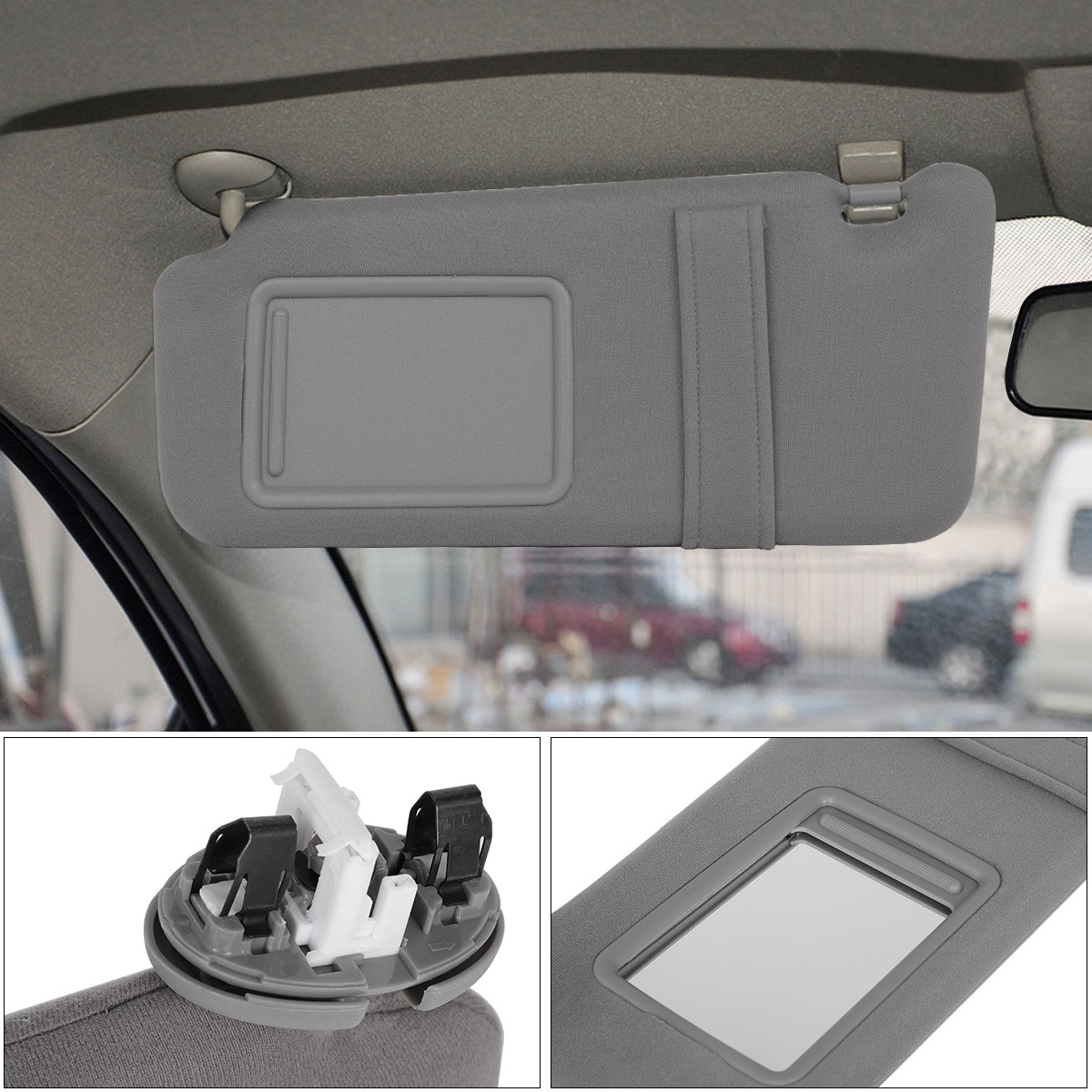 For 2007-2011 Toyota Camry Sun Visor Sunshade Left Driver Right Side UV proof