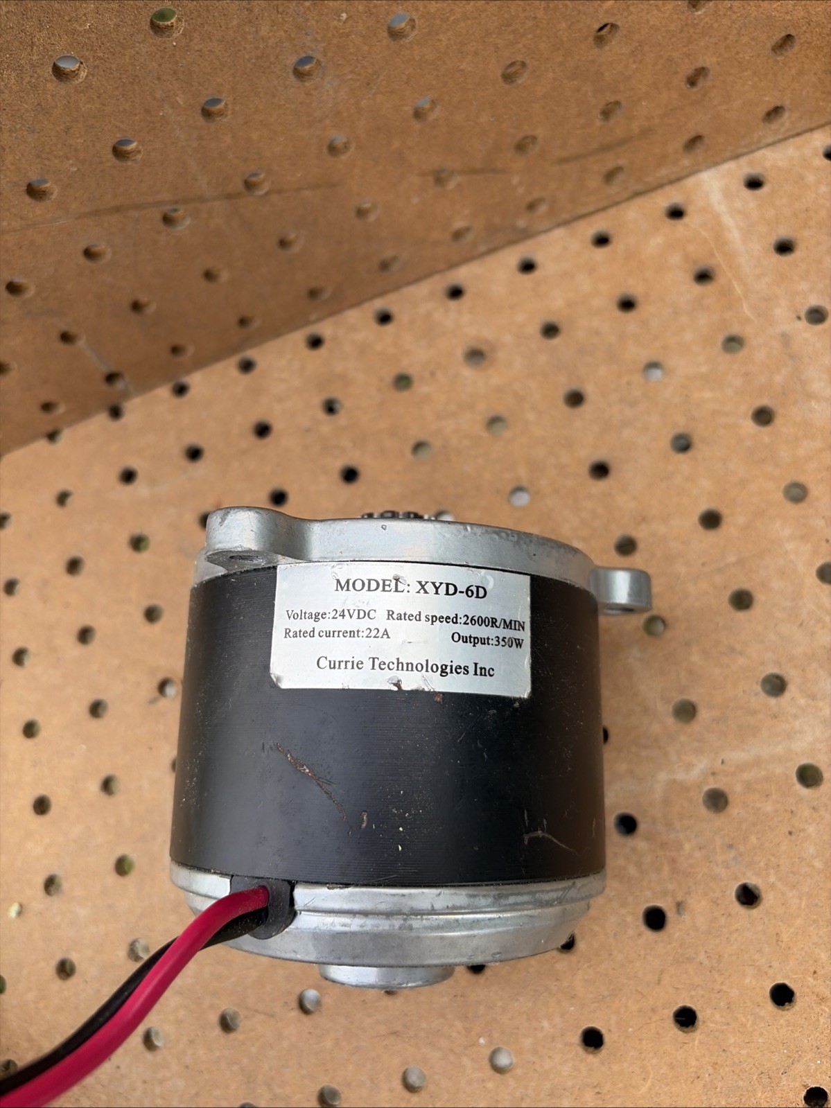 Currie Electro Drive XYD-6D 24VDC 22A CNC 2600 Rpm 350 Watt Router Motor Encoder