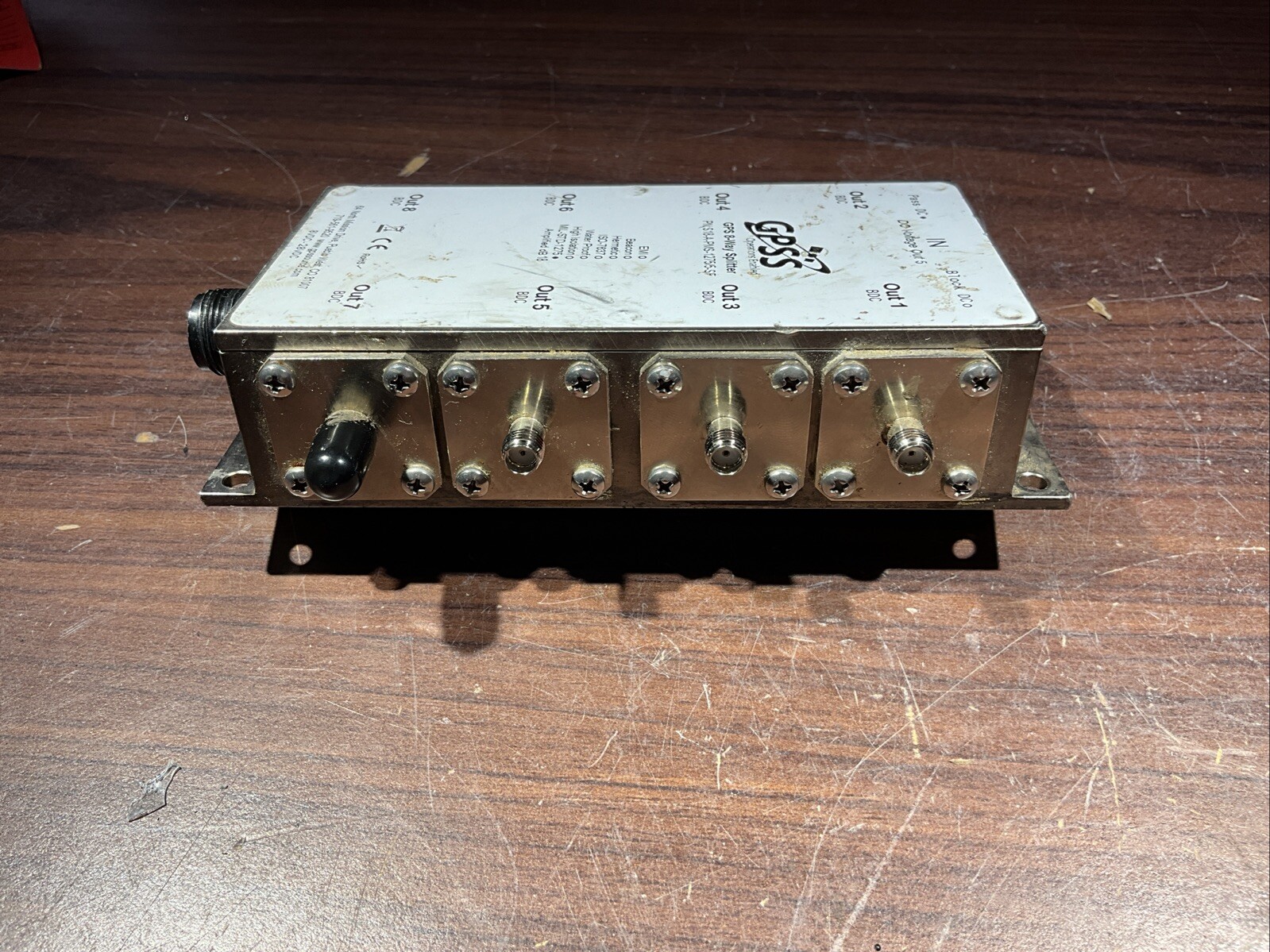 GPS SOURCE , GPS Splitter 1X8 8 Way Splitter S18-A-PMS-1275/5-SF