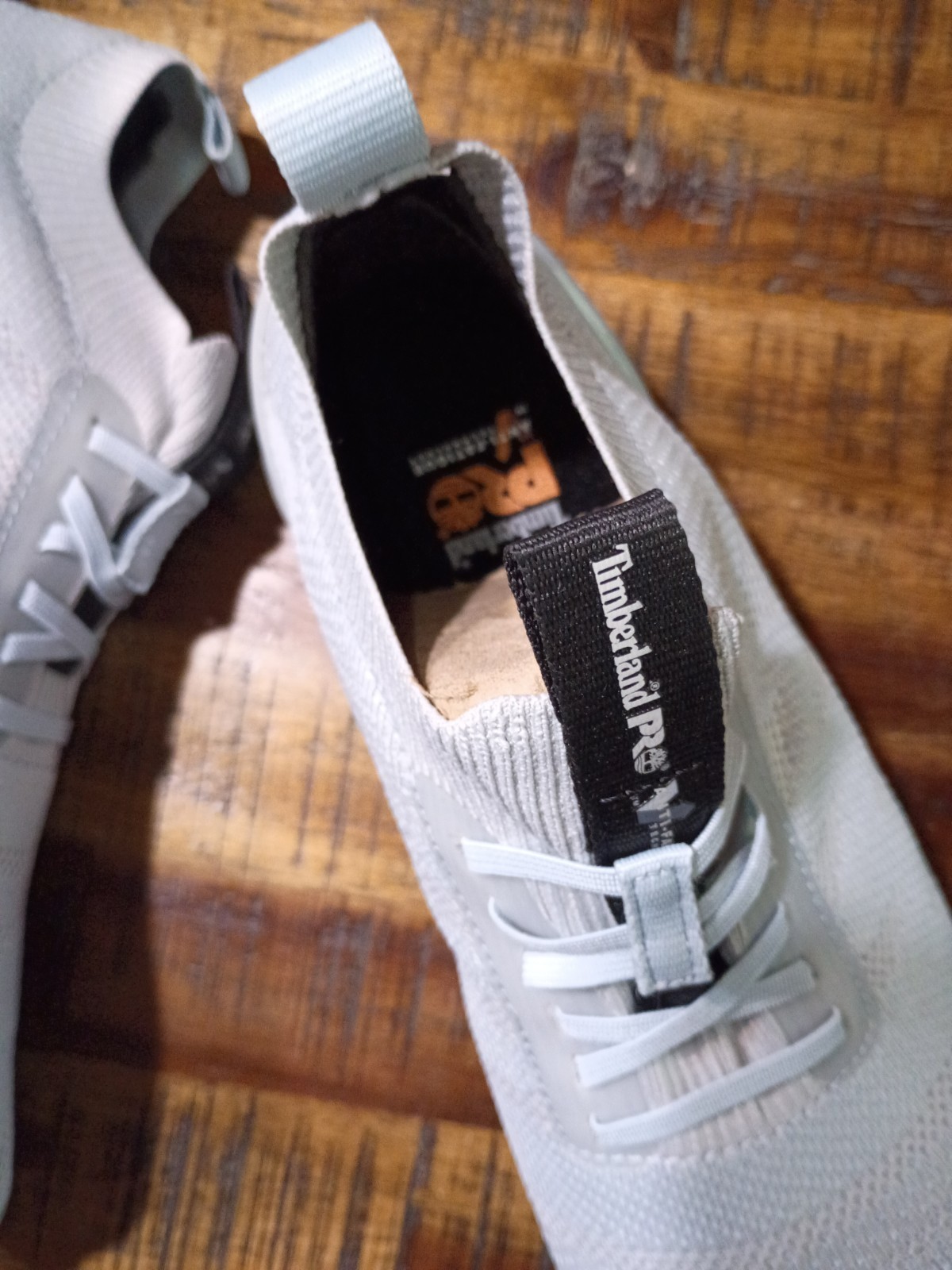Womens Timberland PRO Radius Composite Safety Toe Work Shoe Gray _ Blue Sz 11.0