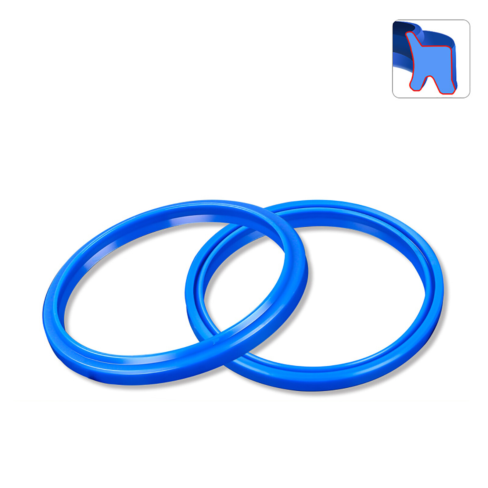 11mm-250mm Hydraulic seal ram u seal 11.2-250mm rod od U-Cup DHS-Type Dustproof