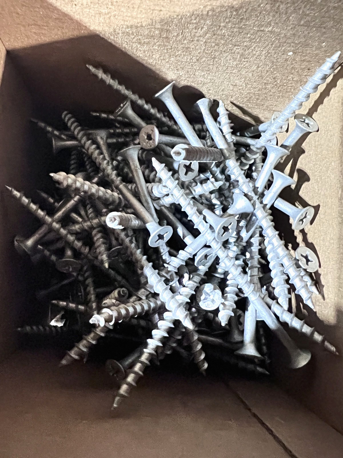 1 lb Philips Drywall Screws 8 X 3 In Zinc Sharp Coarse Thread Bugle Head #8×3″