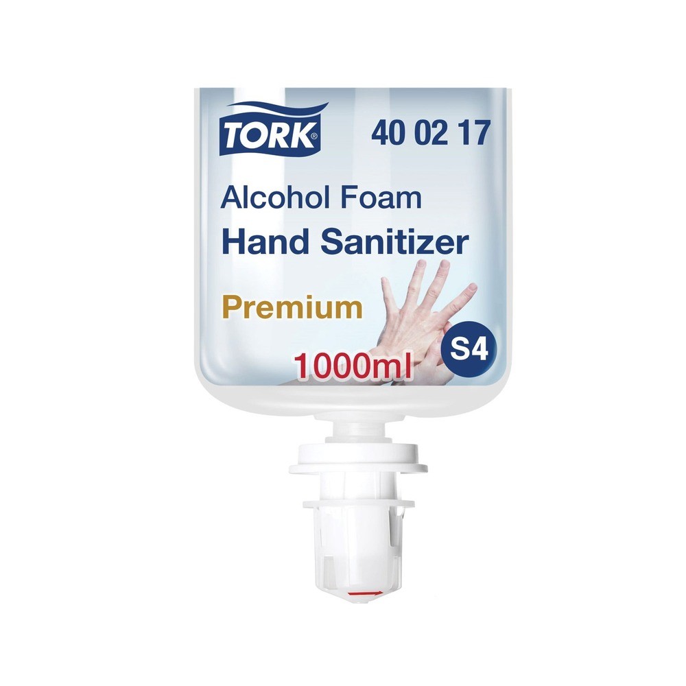 Tork 400217 1L Bottle Unscented Prem Alcohol Foam Hand Sanitizer (6/carton) New