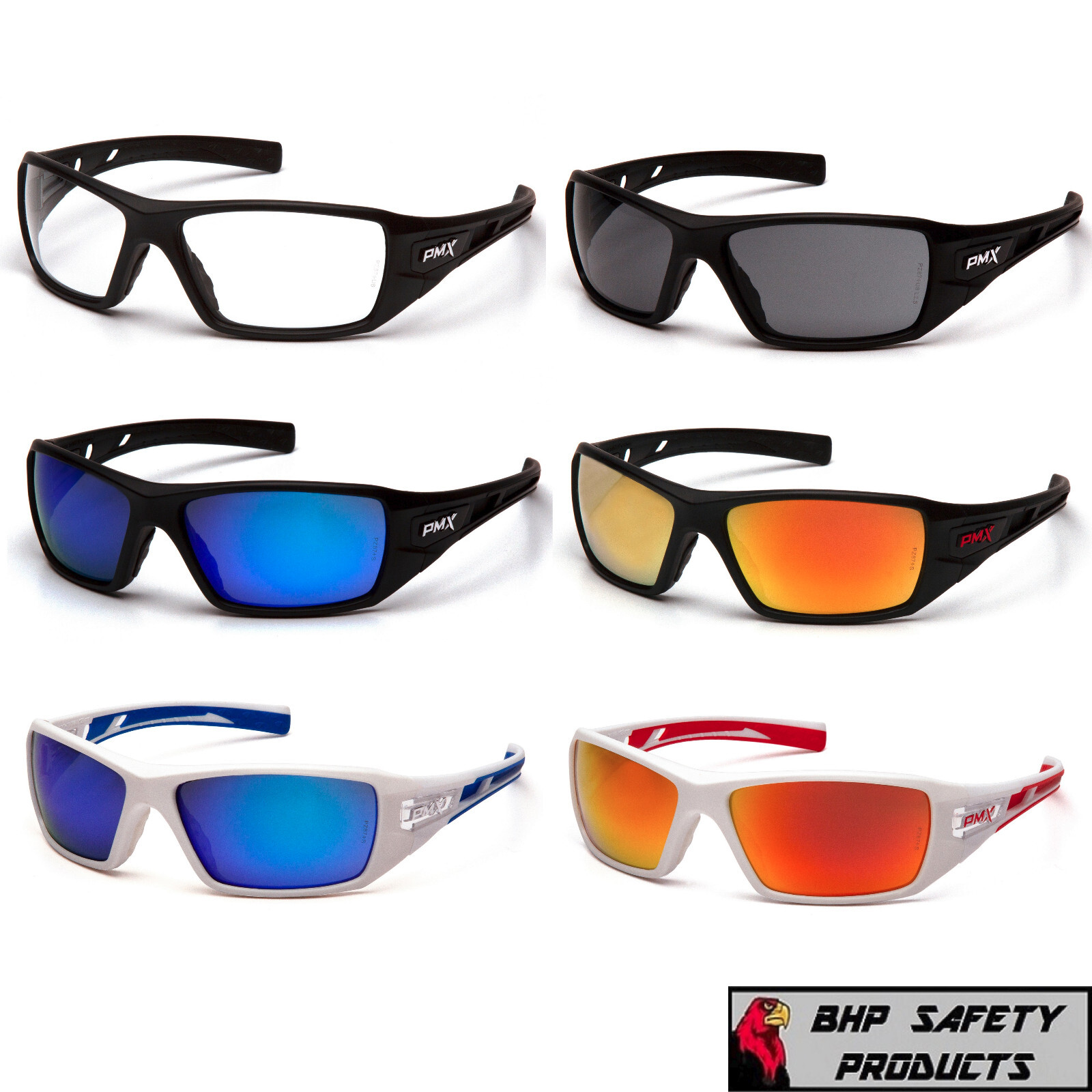 Pyramex Velar Safety Glasses Sunglasses Work Eyewear Choose Lens Color ANSI Z87+