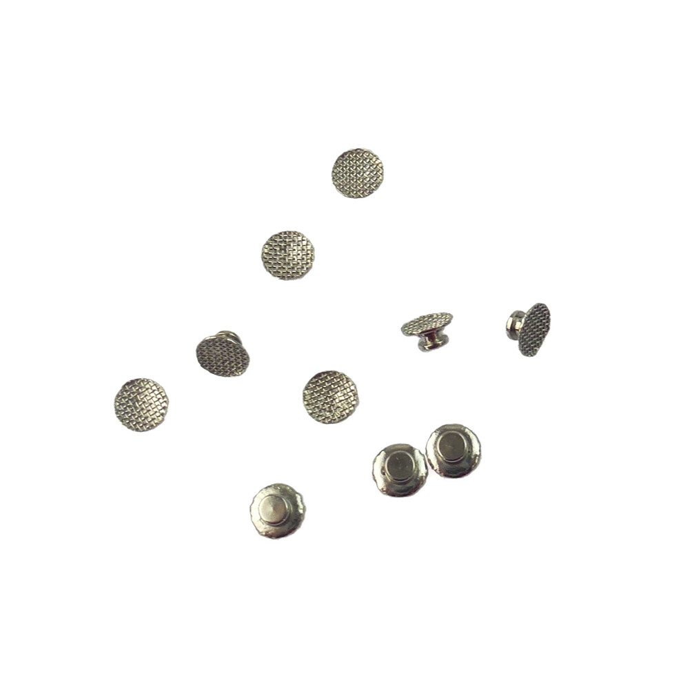 10PCS Orthodontic Lingual buttons Round/Rectangle Direct Bond Eyelets mesh base