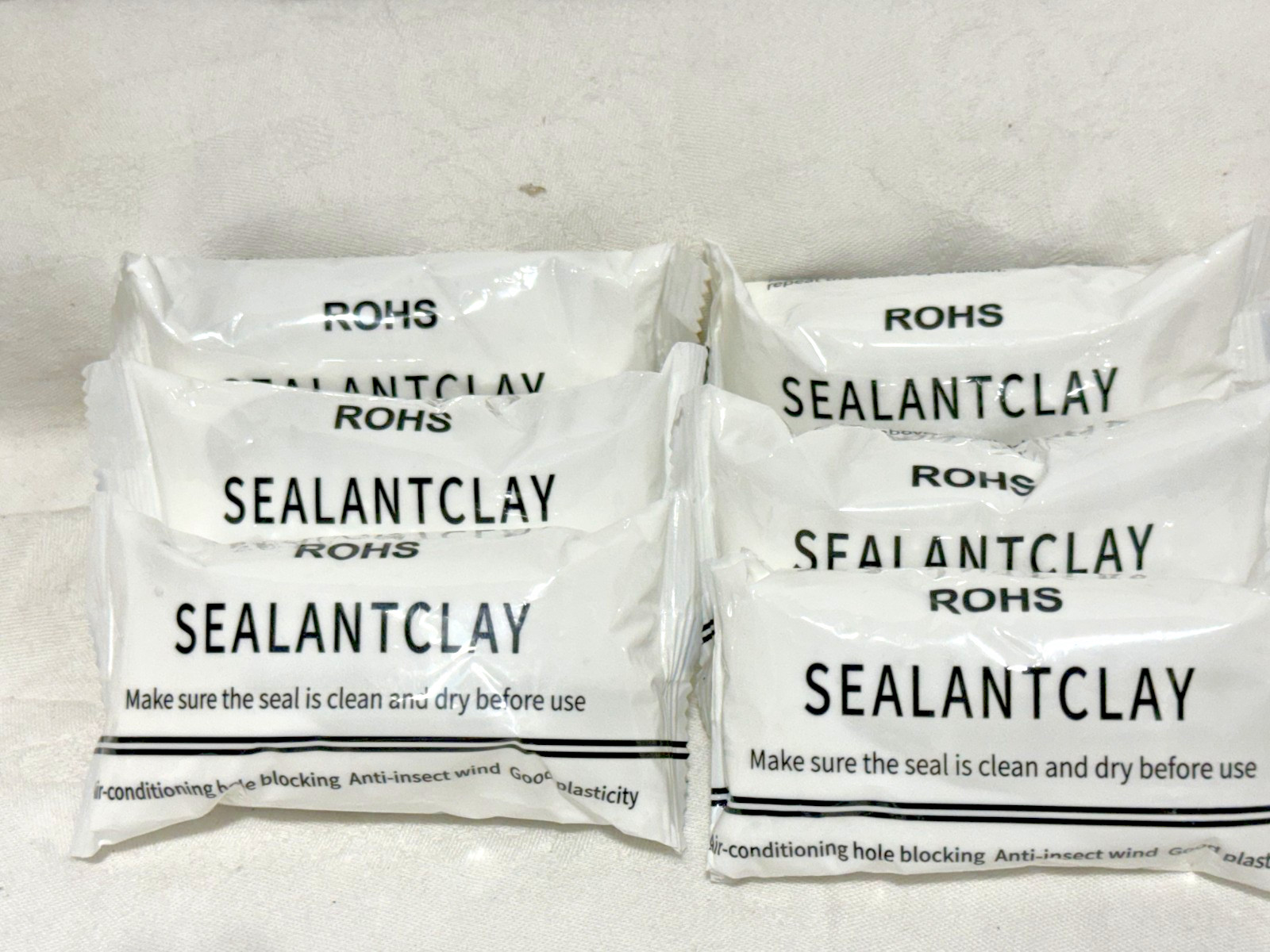 ROhS Sealant Clay Hole Blocking, Anti-insects With Good Plasticity (Lot Of 6)