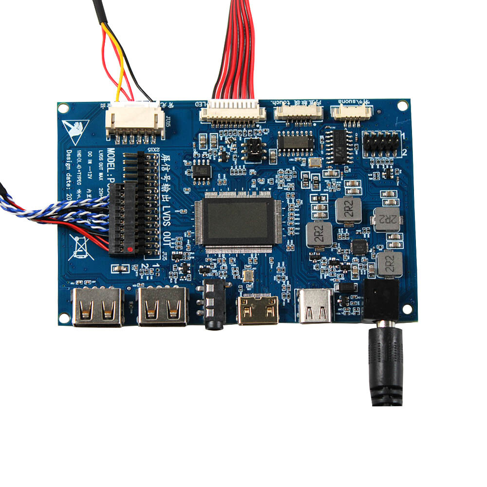 HDMI USB-C Type-C LCD Controller Board For 1366×768 40Pin LCD Screen LP156WH4-TL