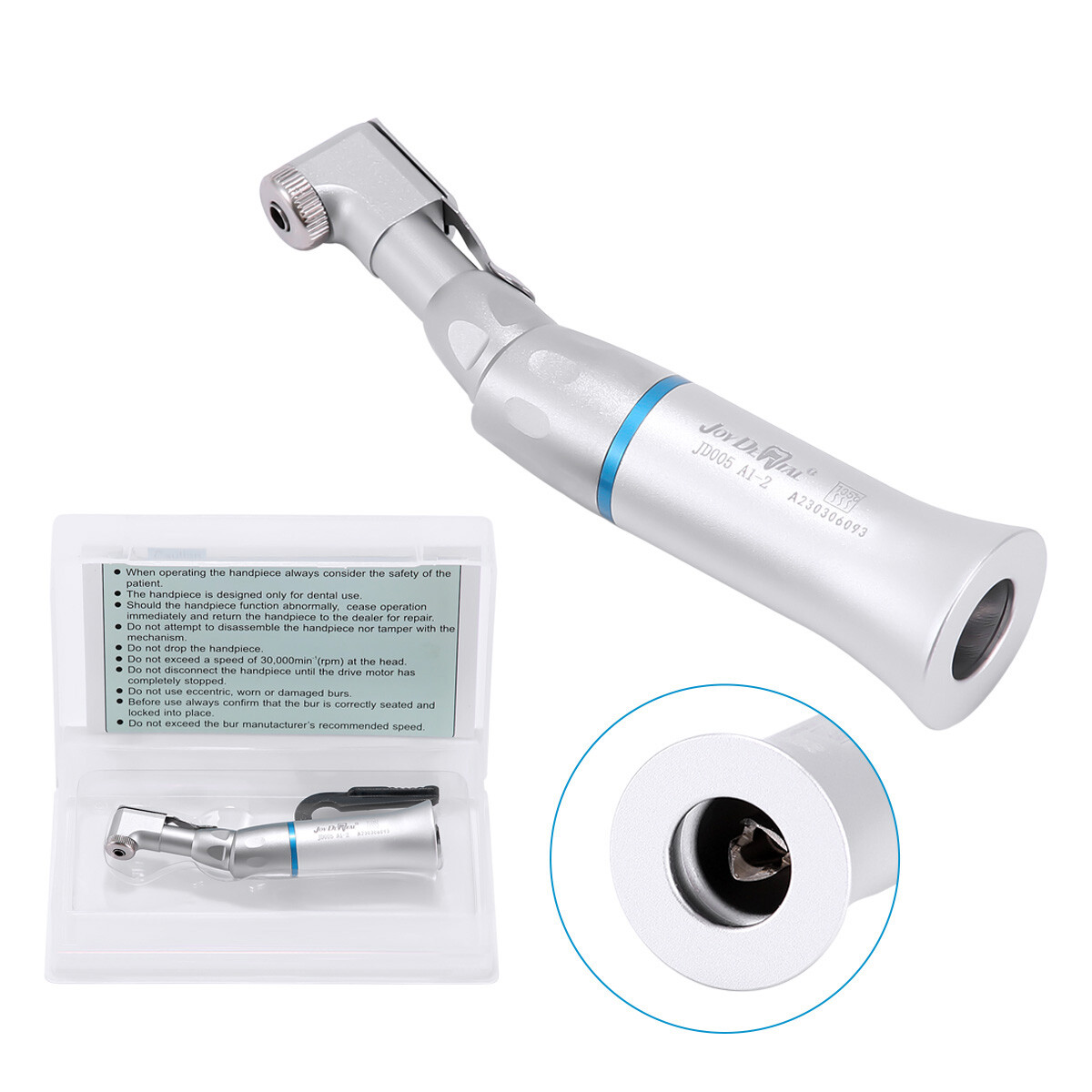 Dental Low Slow Speed Handpiece Contra Angle Push Button/Latch E-Type Latch