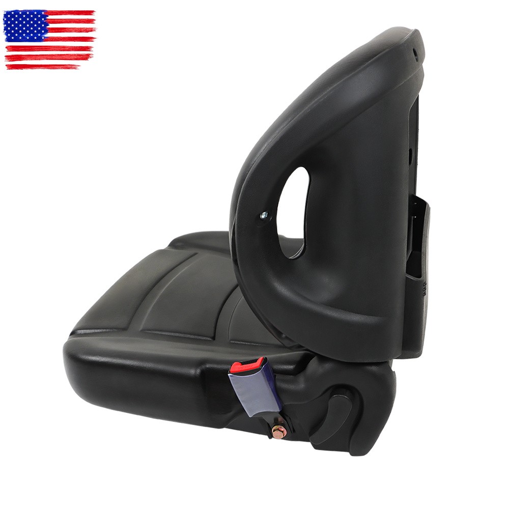 New For Toyota Forklift Seat With Seatbelt & Switch Adjustable Back Universal