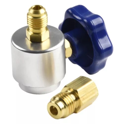 Self Sealing R134A Can Tap Valve Dispenser For A/C Charging Hose AD01 Convertor