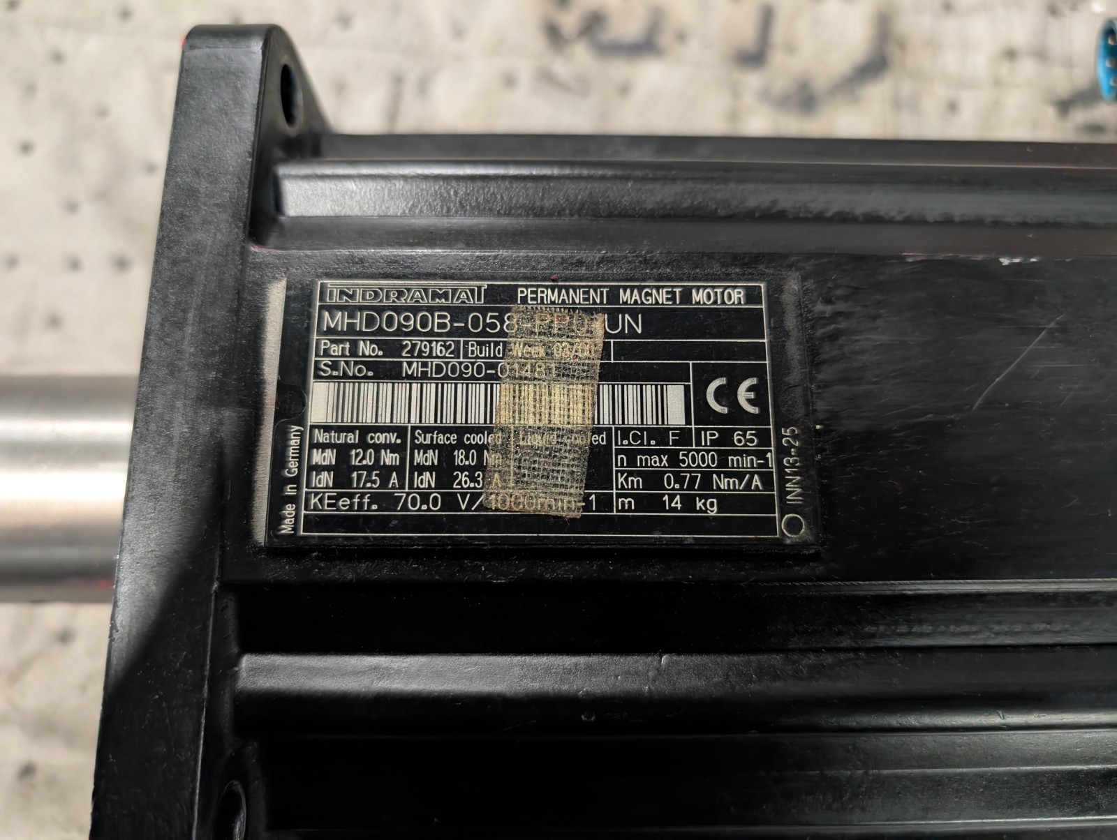 INDRAMAT MHD090B-035-PP0-UN / MHD090B035PP0UN (USED)