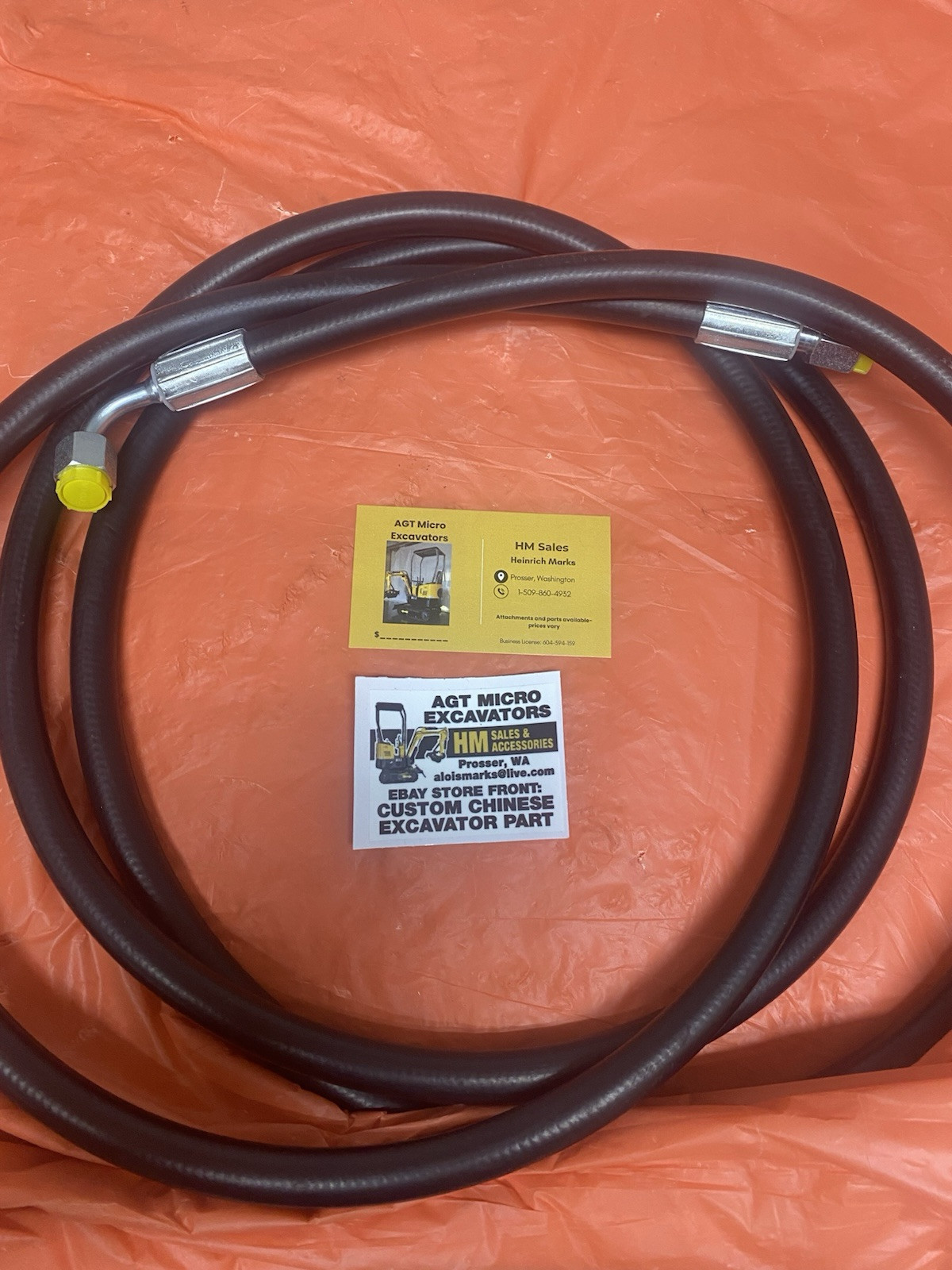 1 Ton Excavator Hydraulic Hose China Chinese Excavator Agt