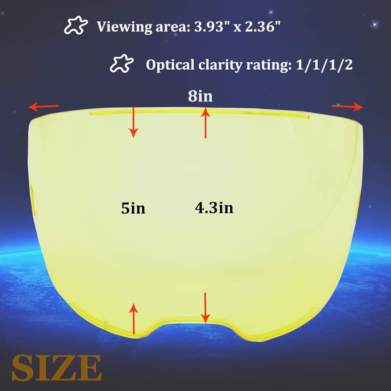 High Clarity Lens Replacement for ESAB Sentinel A50 – 5 Pack for Clear Vision
