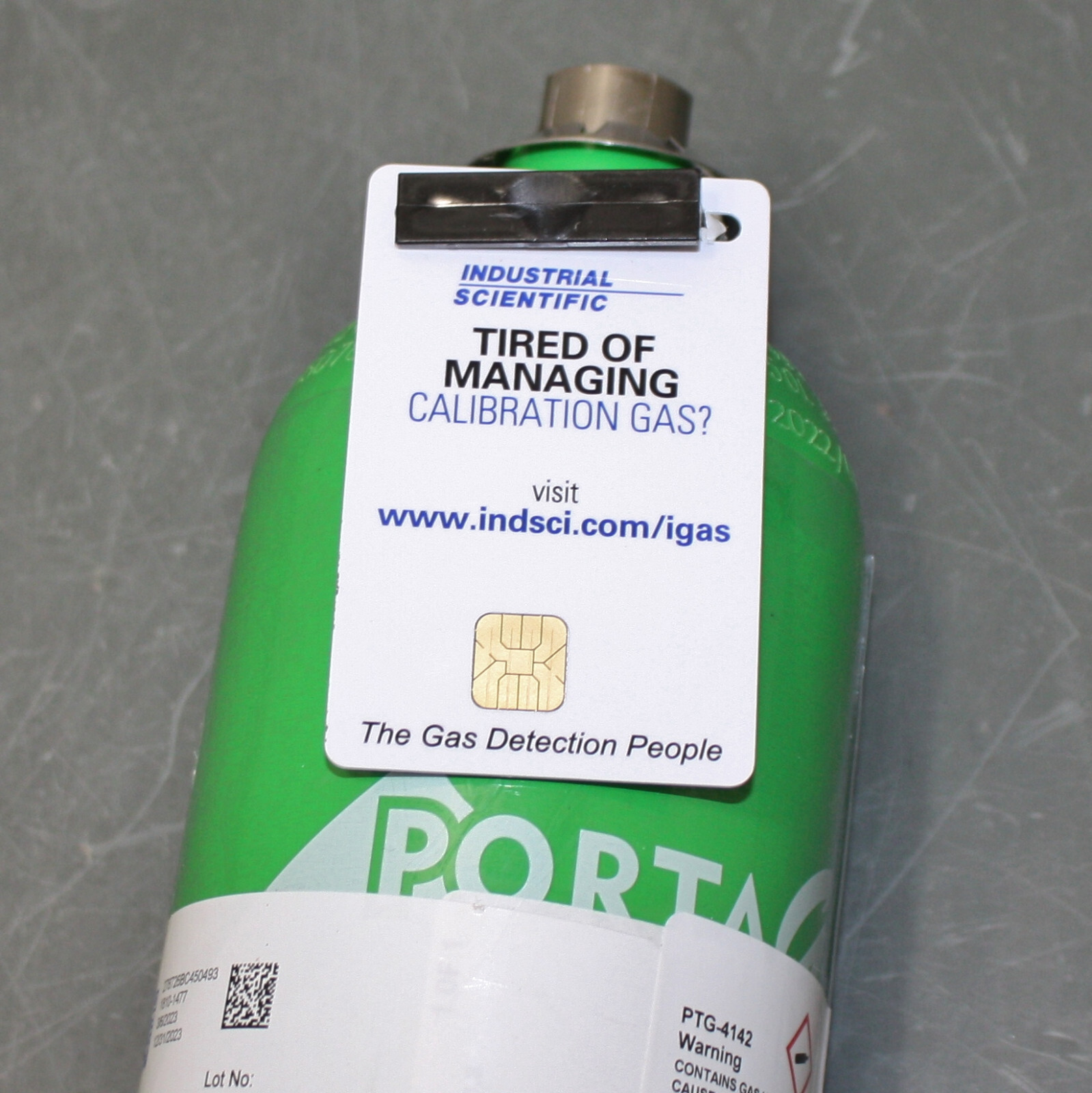 Industrial Scientific NO2 Calibration Gas 18101477, 58L Cylinder, EXP 12/2023