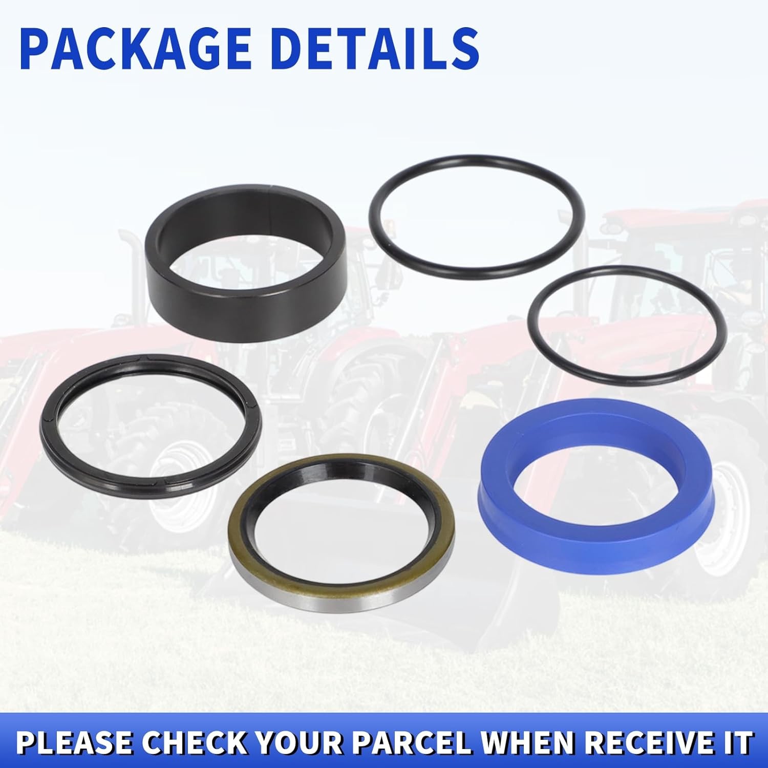 Cylinder Seal Kit 87311846 For Case IH L130 & New Holland Loaders 7308 7108 7106