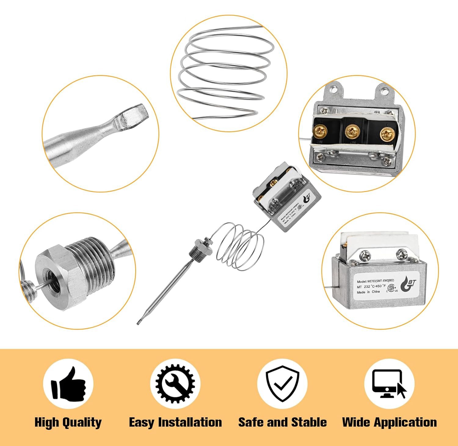1PC Thermostat High Limit Safety For Frymaster Fryer IF IF-BL SERIES IF-COUNTER