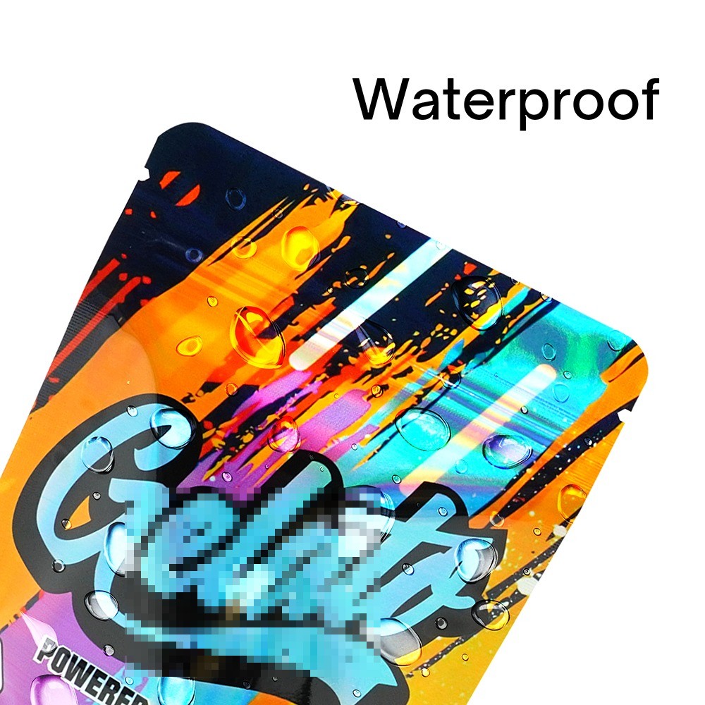 100Pcs 3.5g Smell Proof Zip Seal Mylar Bags Resealable Food Candy Storage Pouch