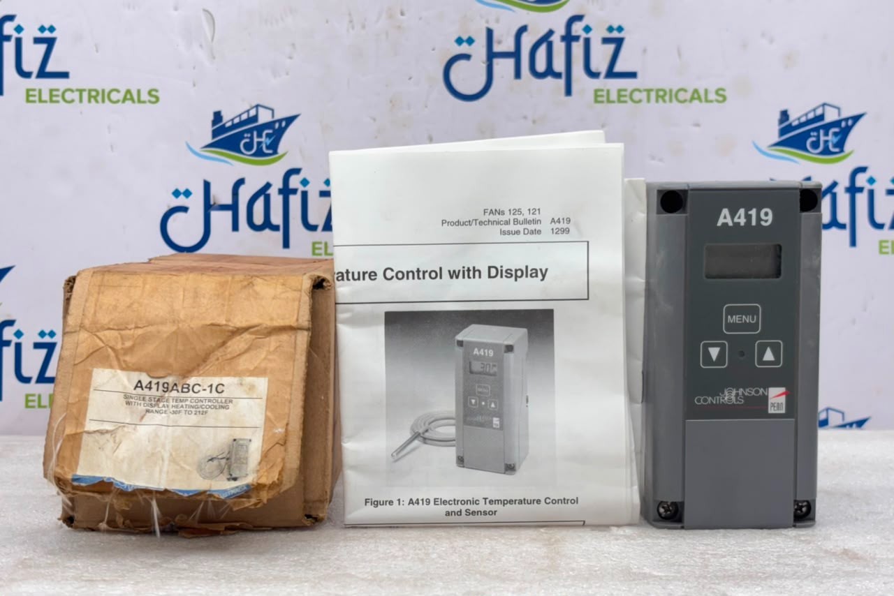 JOHNSON CONTROLS A419ABC-1 TEMPERATURE CONTROL WITH DISPLAY FREE FAST SHIPPING