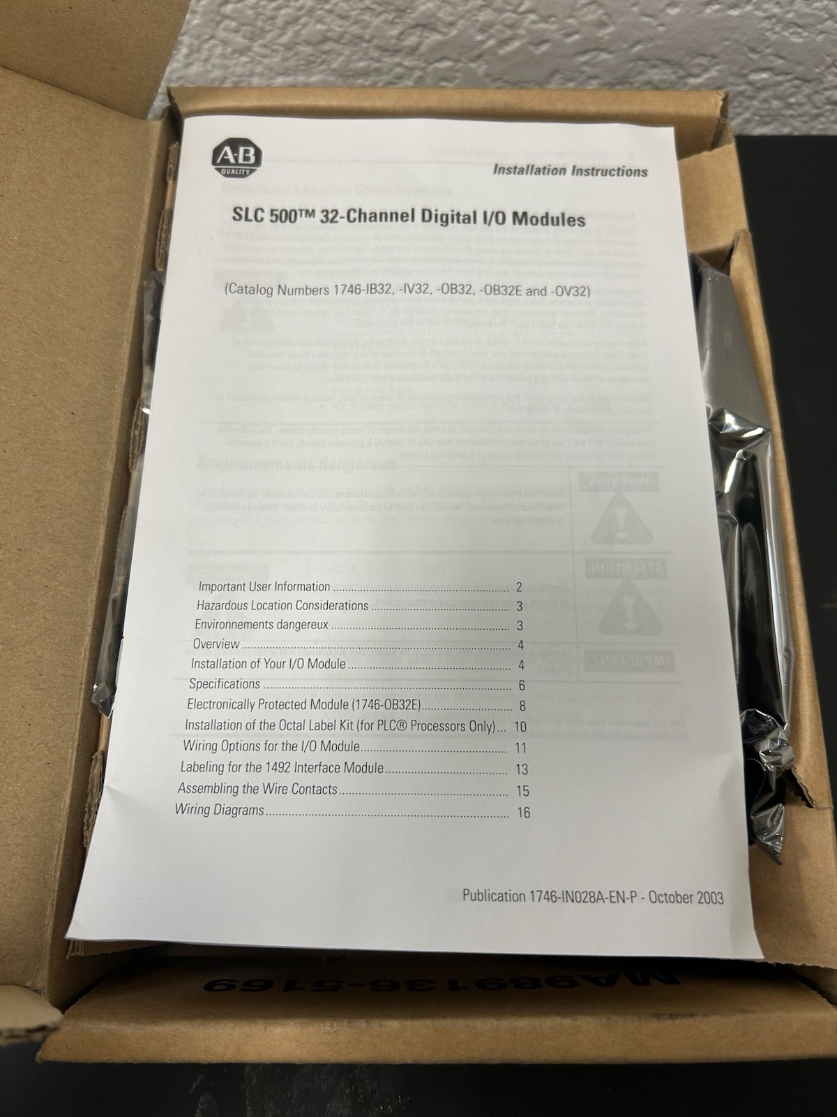 Allen-Bradley 1746-OB32 SLC 500 32-Channel Digital PLC Output Module