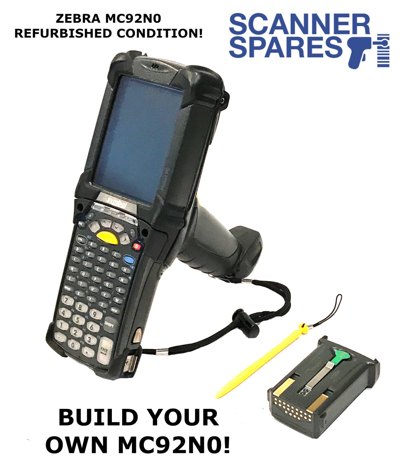 🔥Zebra MC92N0 Barcode Scanner MC92 – 1D & 2D Options – BUILD YOUR OWN MC9200!🔥