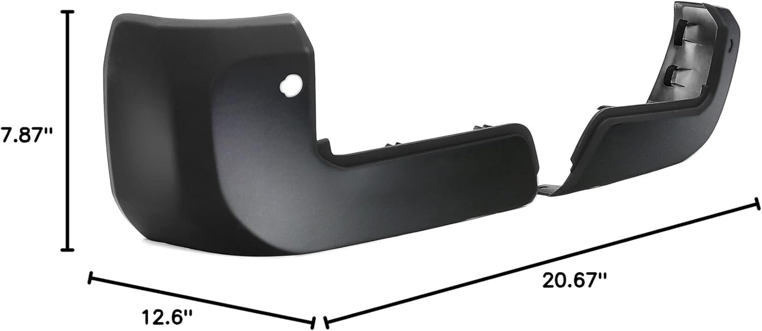 Kojem Rear Bumper End Caps Pair Compatible with 2016-2023