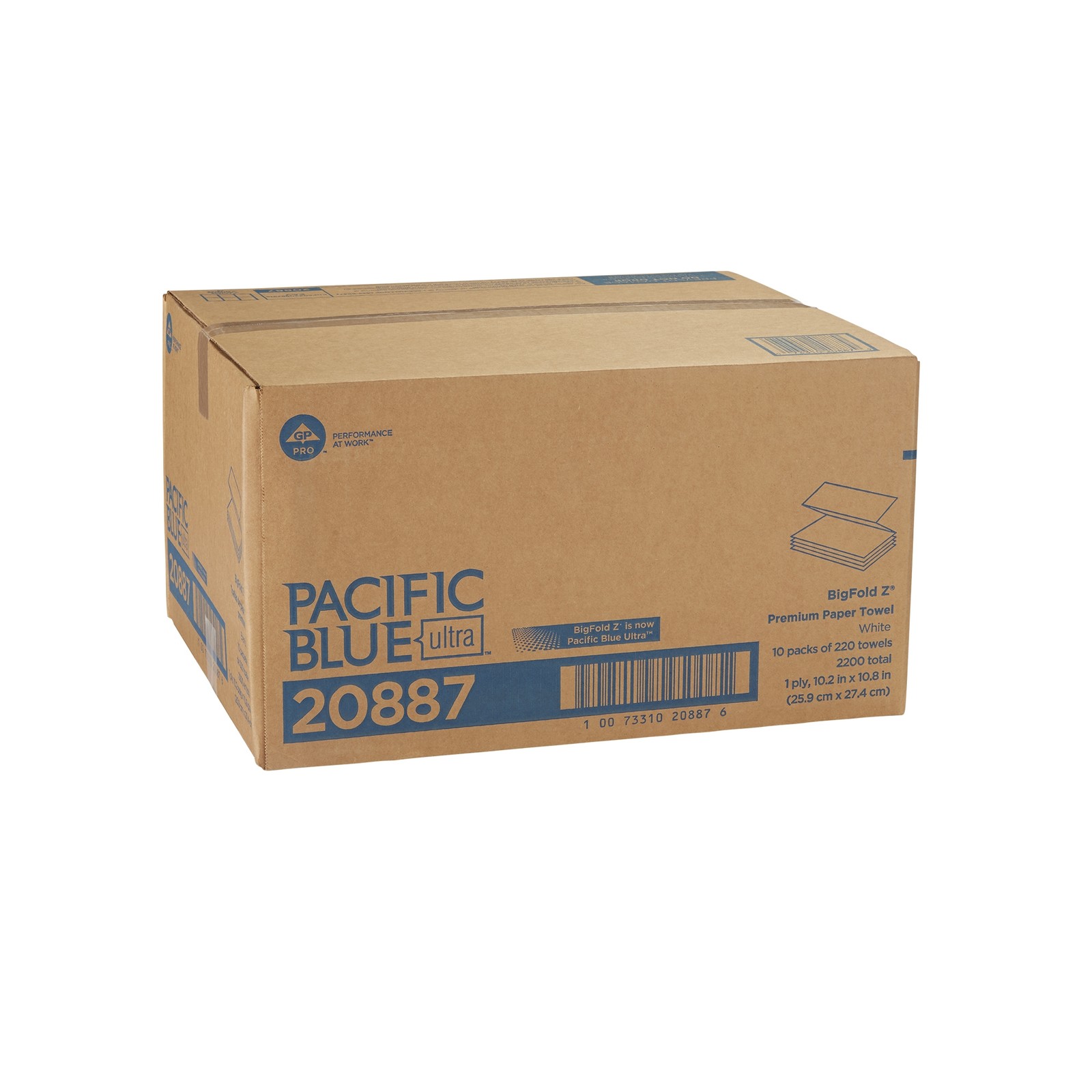 Pacific Blue Ultra Paper Towel Z-Fold 1 Case(s) 220 Towels/ Case
