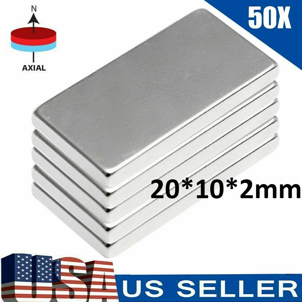 10~100Pcs Magnets Block Cube Super Strong Rare Earth Neodymium Magnetic N50 USA