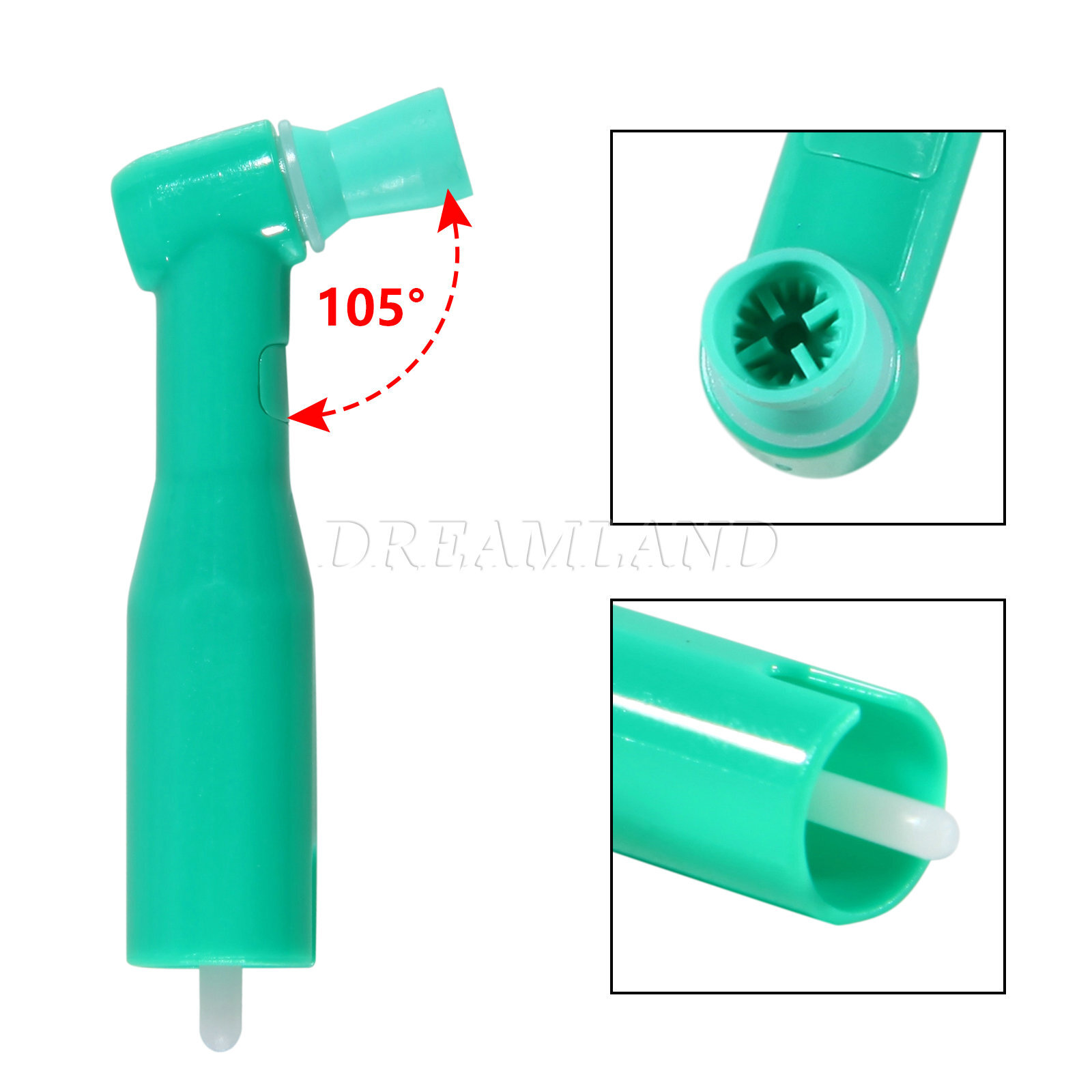 Dental Disposable Prophy Angles Soft Contra Angle 105° Latex Free 100 pcs