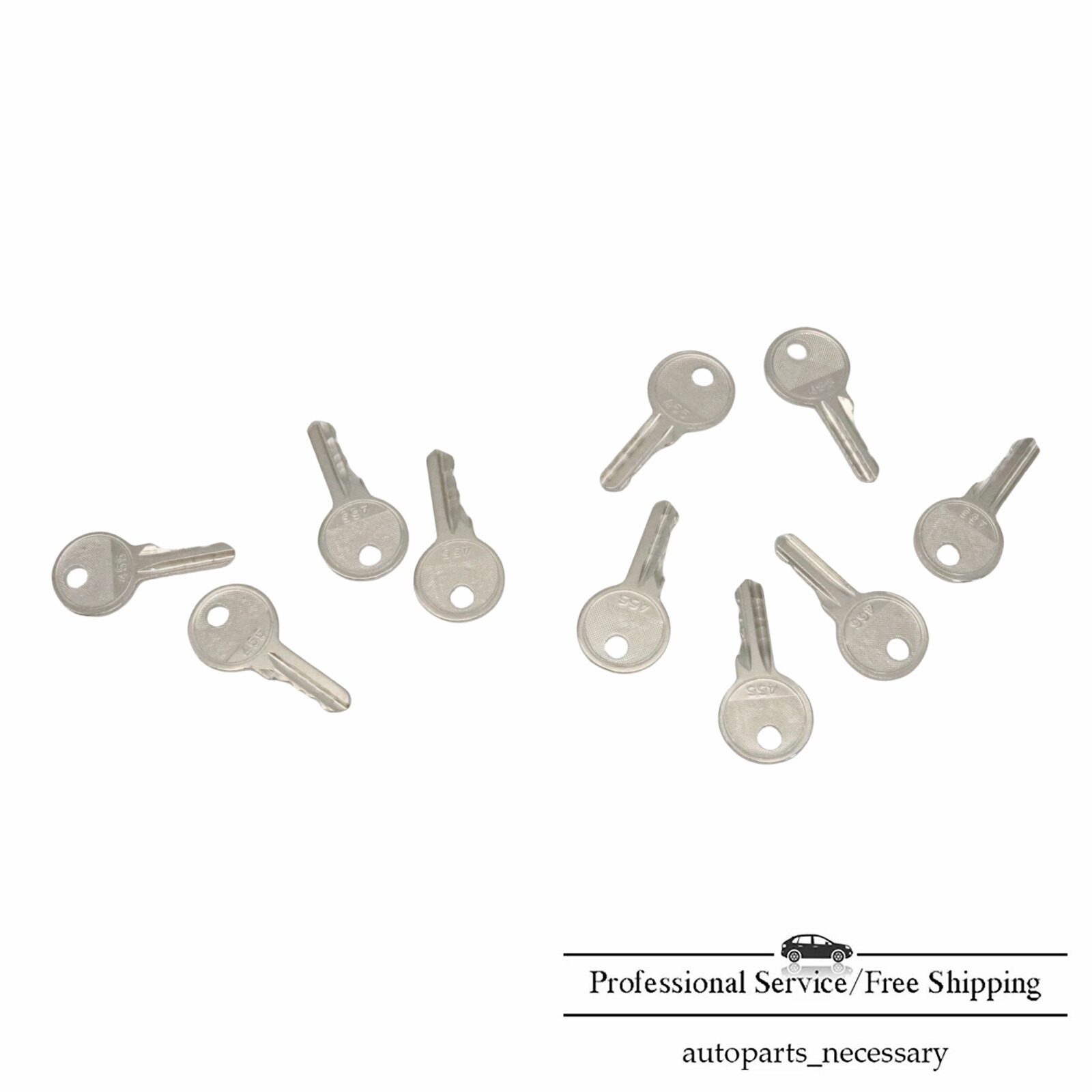 10X Ignition Keys 455 key 104466 For Genie Skyjack Snorkel Terex Vermeer