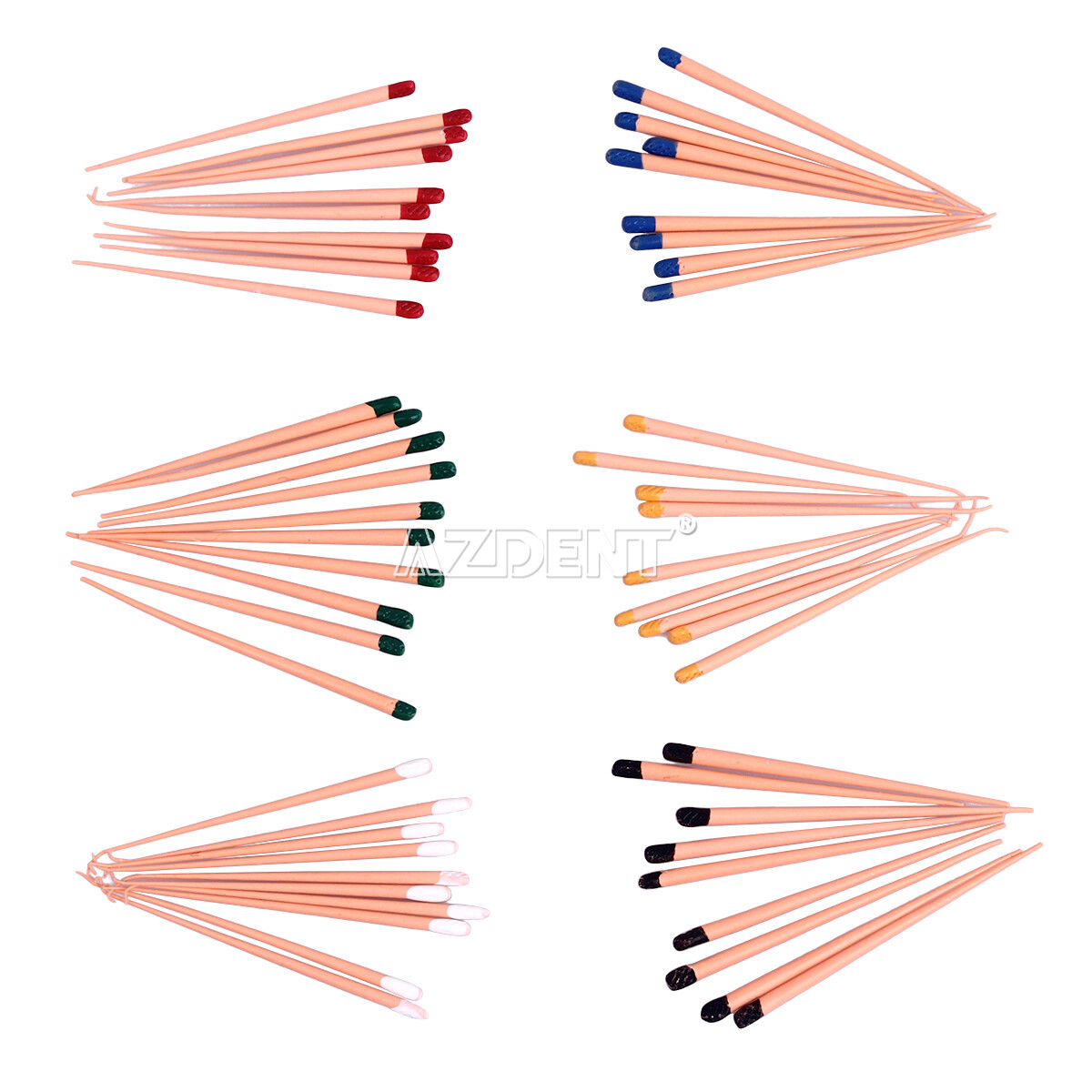 AZDENT Dental Gutta Percha Points Taper 0.02/0.04/0.06 15#-40# For Endo Use
