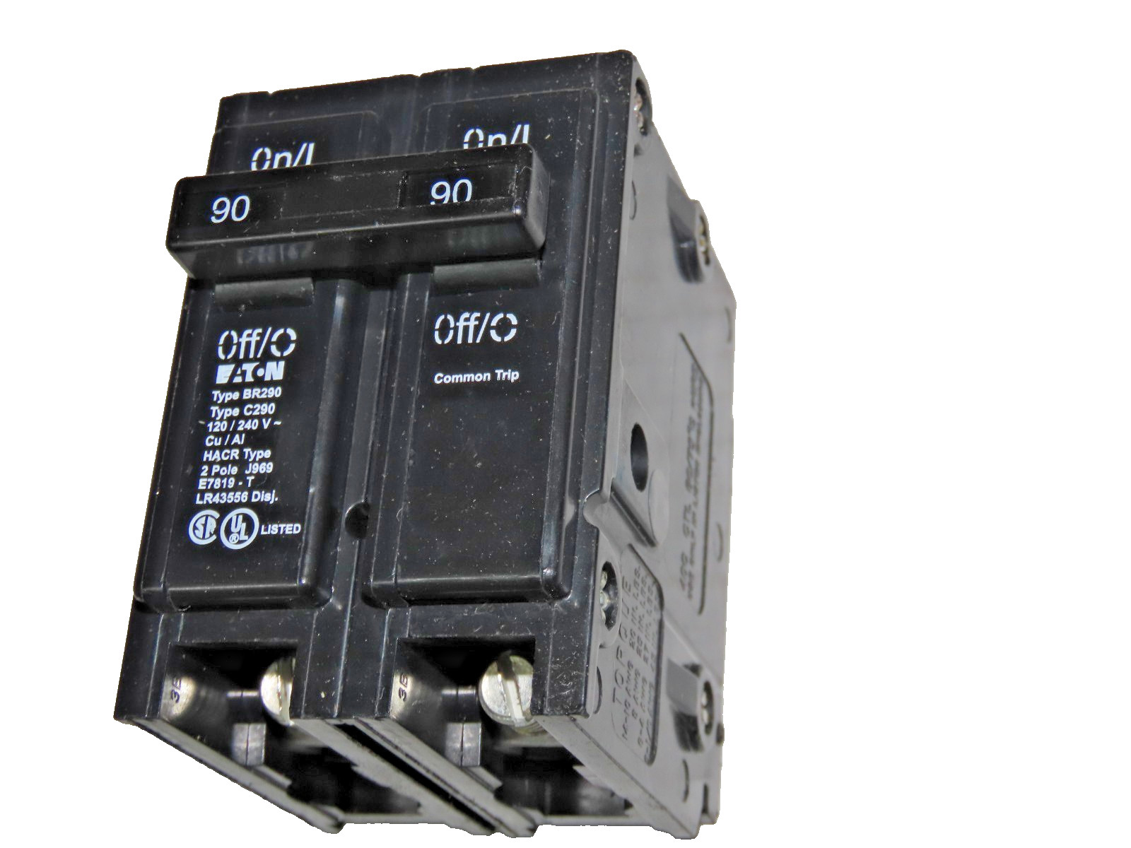 EATON BR CIRCUIT BREAKER 90A 2 POLE BR290 (QTY 5)