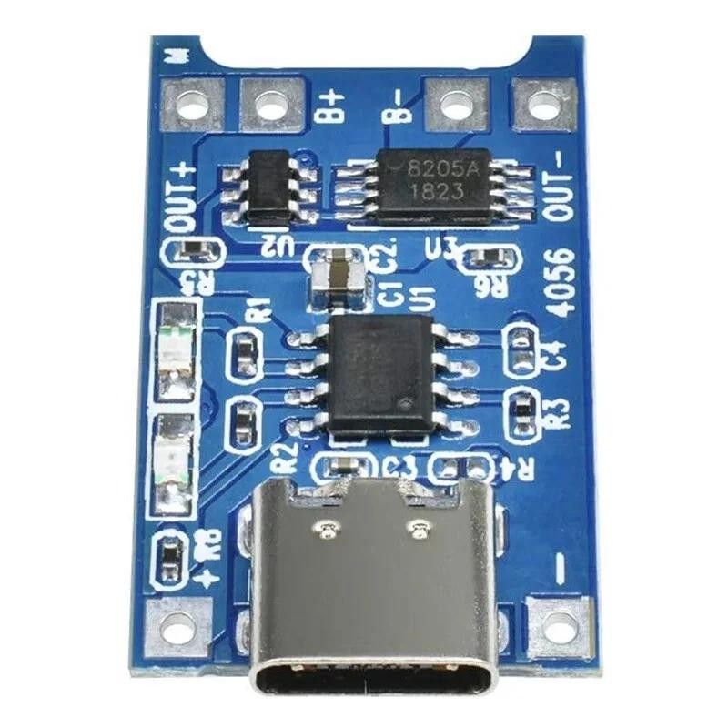 TP4056 18650 Lithium Battery Charger Module Type C Micro USB 5V 1A Board