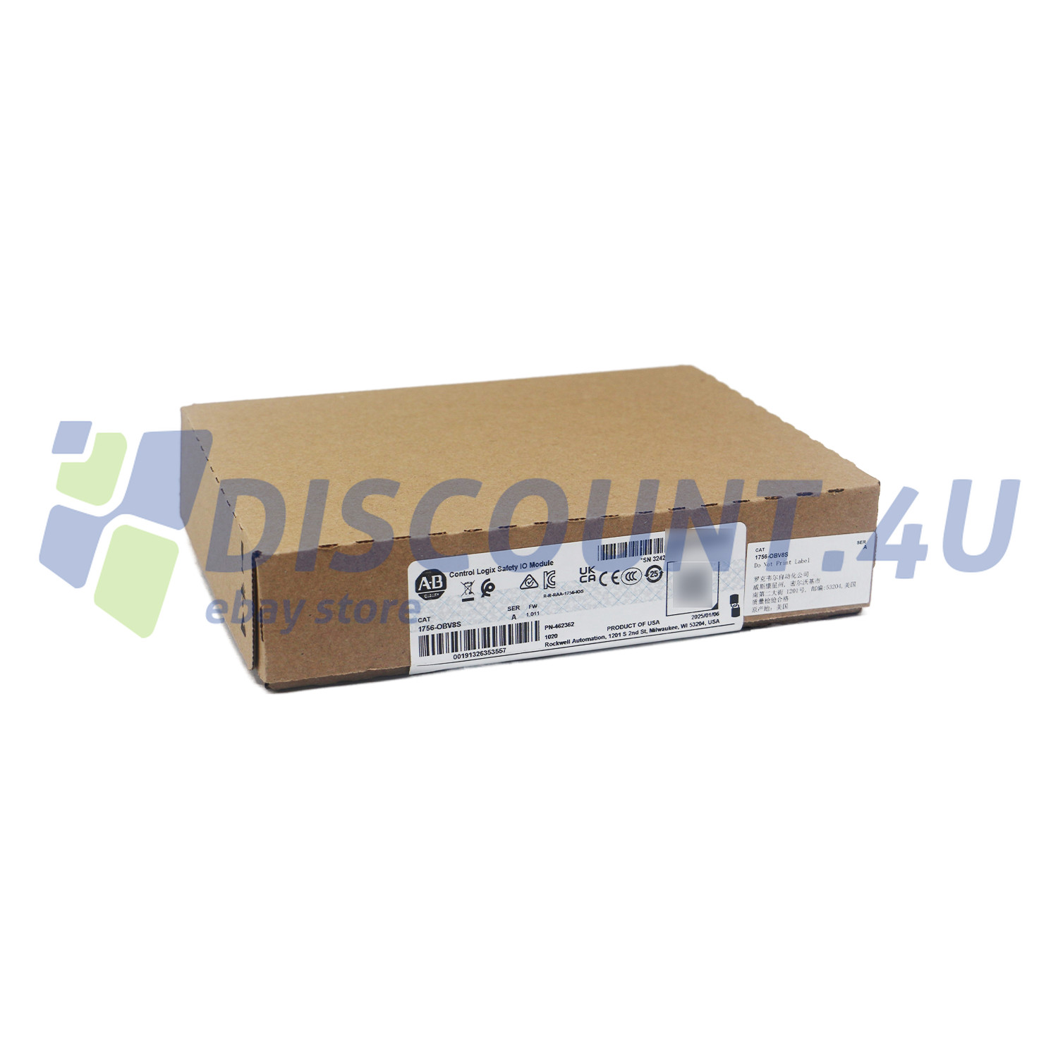 Sealed NEW Allen Bradley 1756-OBV8S/A ControlLogix 8 ch. Safety Output Module